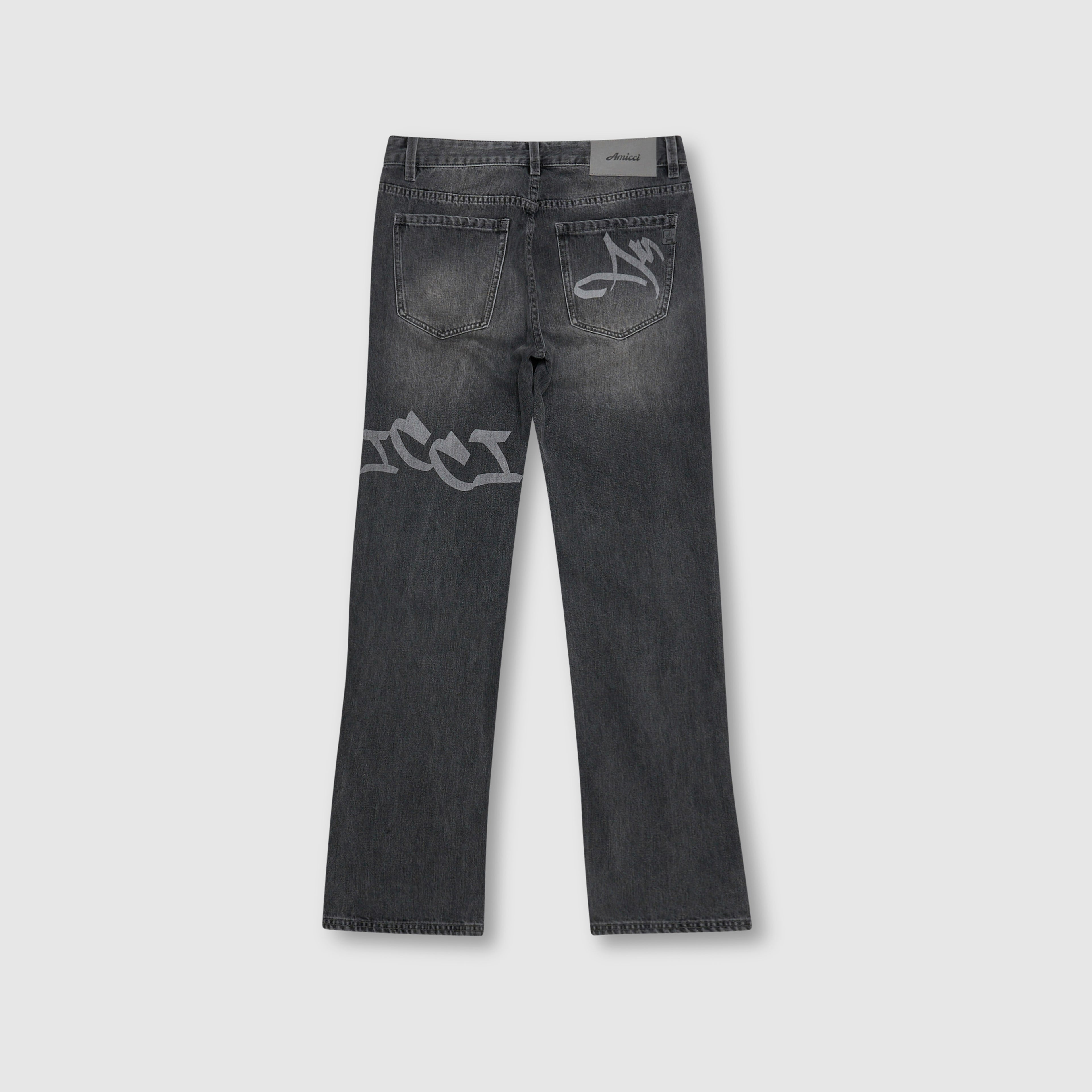Ettore Grey Flare Jean