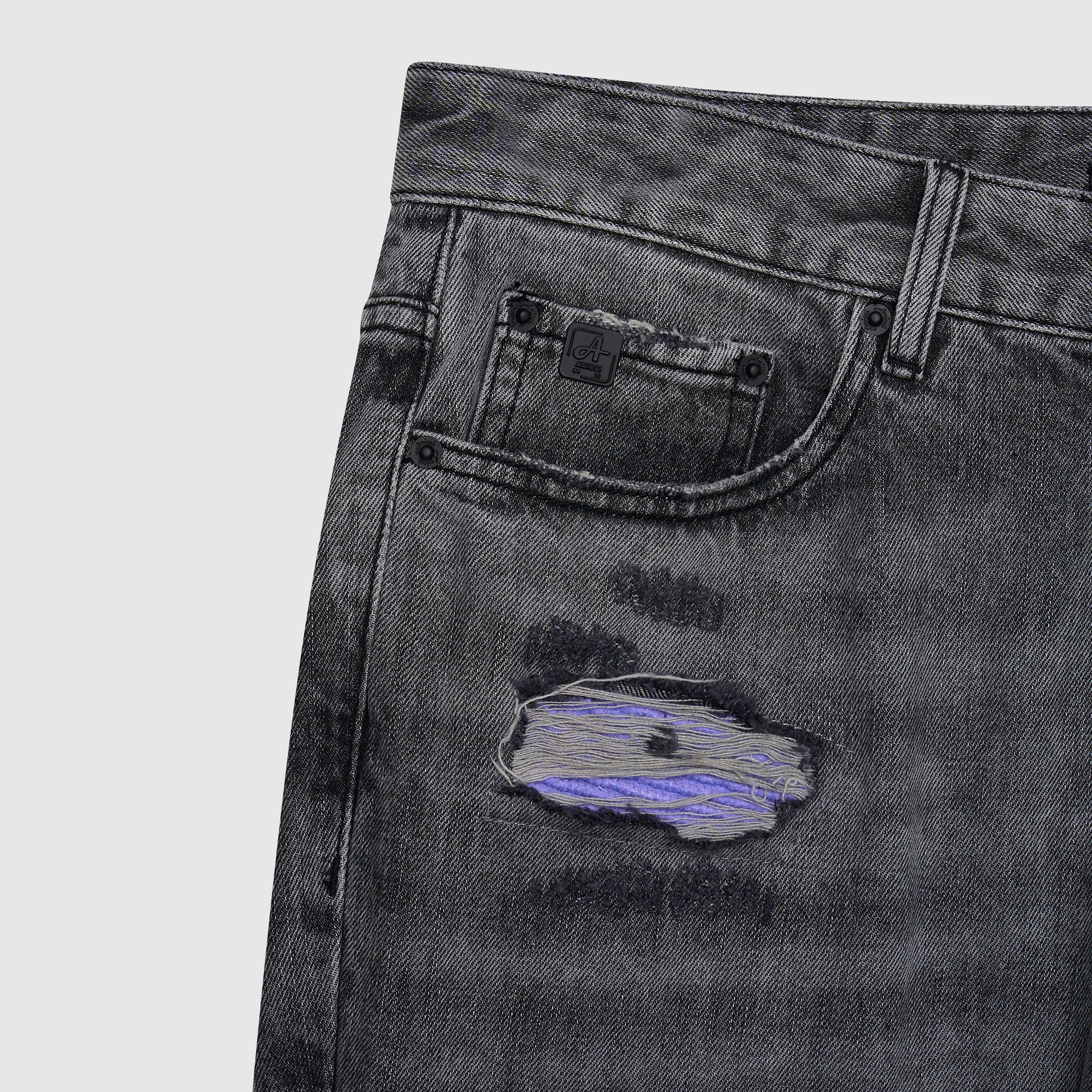 Trivoni Mid Grey Flare Jean