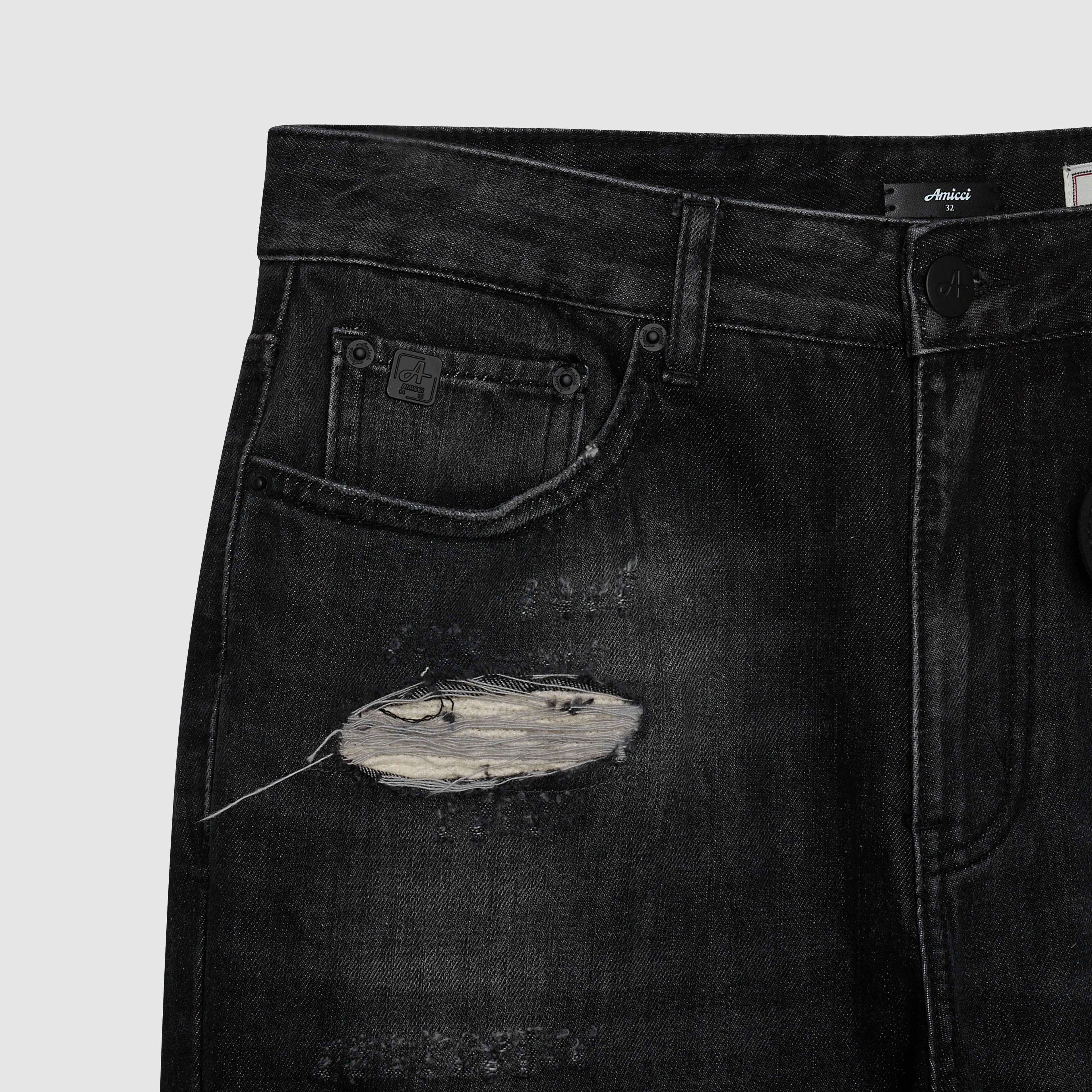 Trivoni Black Flare Jean