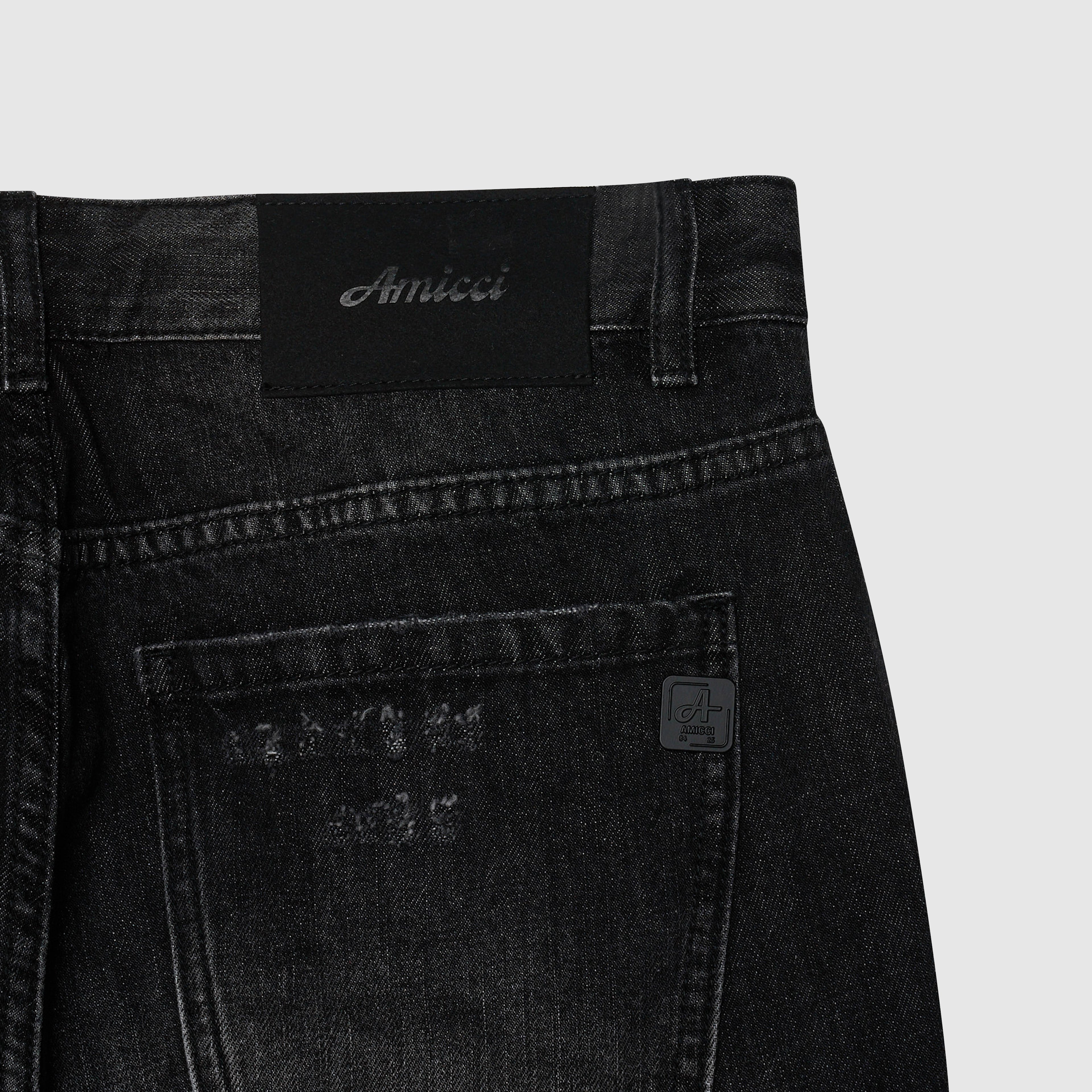 Trivoni Black Flare Jean
