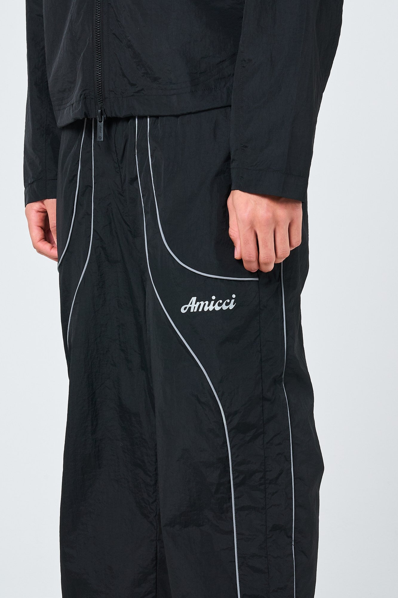 Carson Black Shell Pant