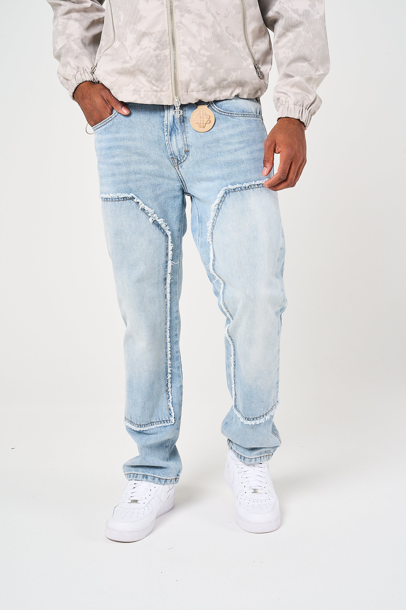 Hernan Groene Was Jeans