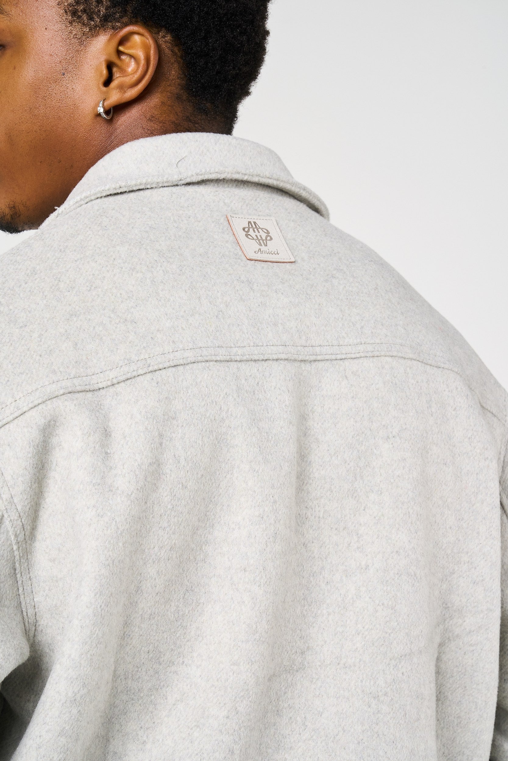 Varick Sherpa Collared Jacket