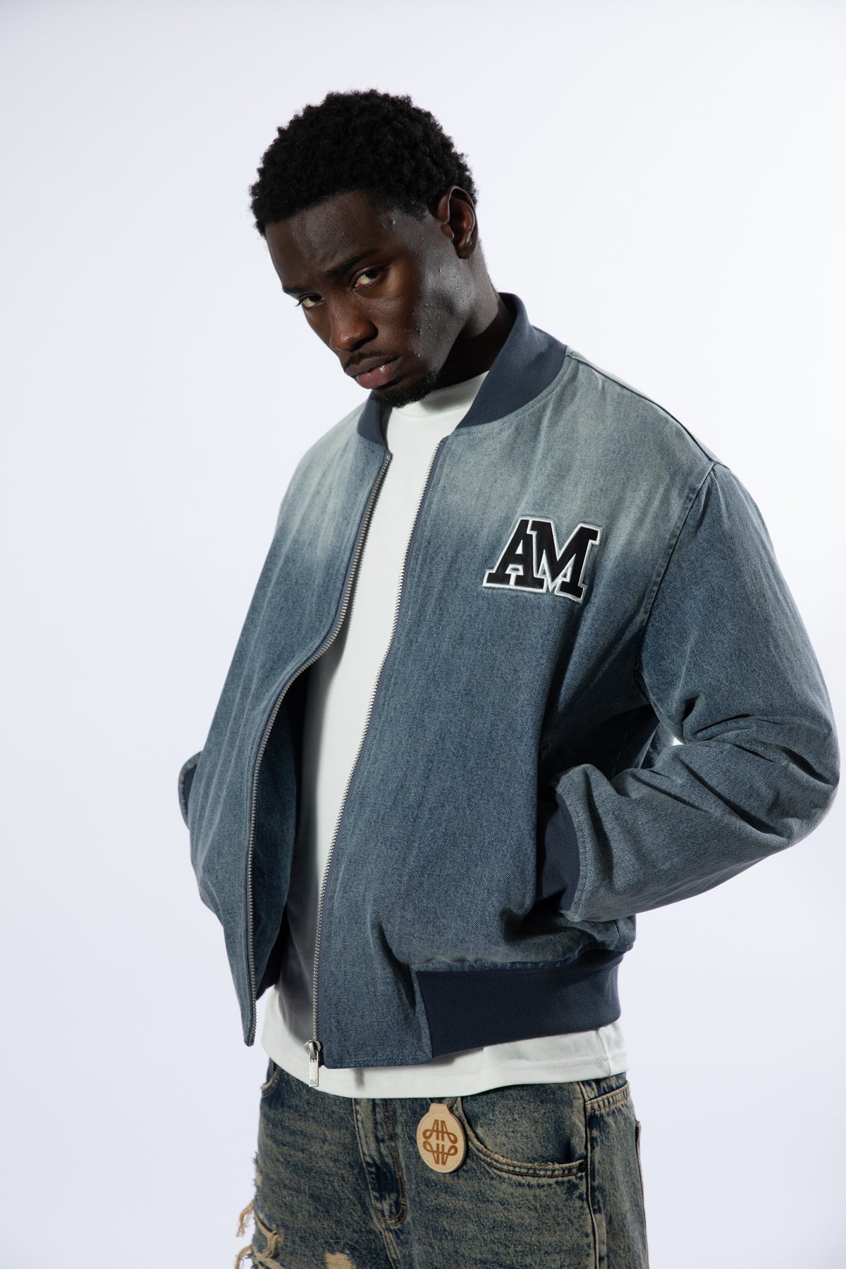 Idalia Denim Bomberjack Blue