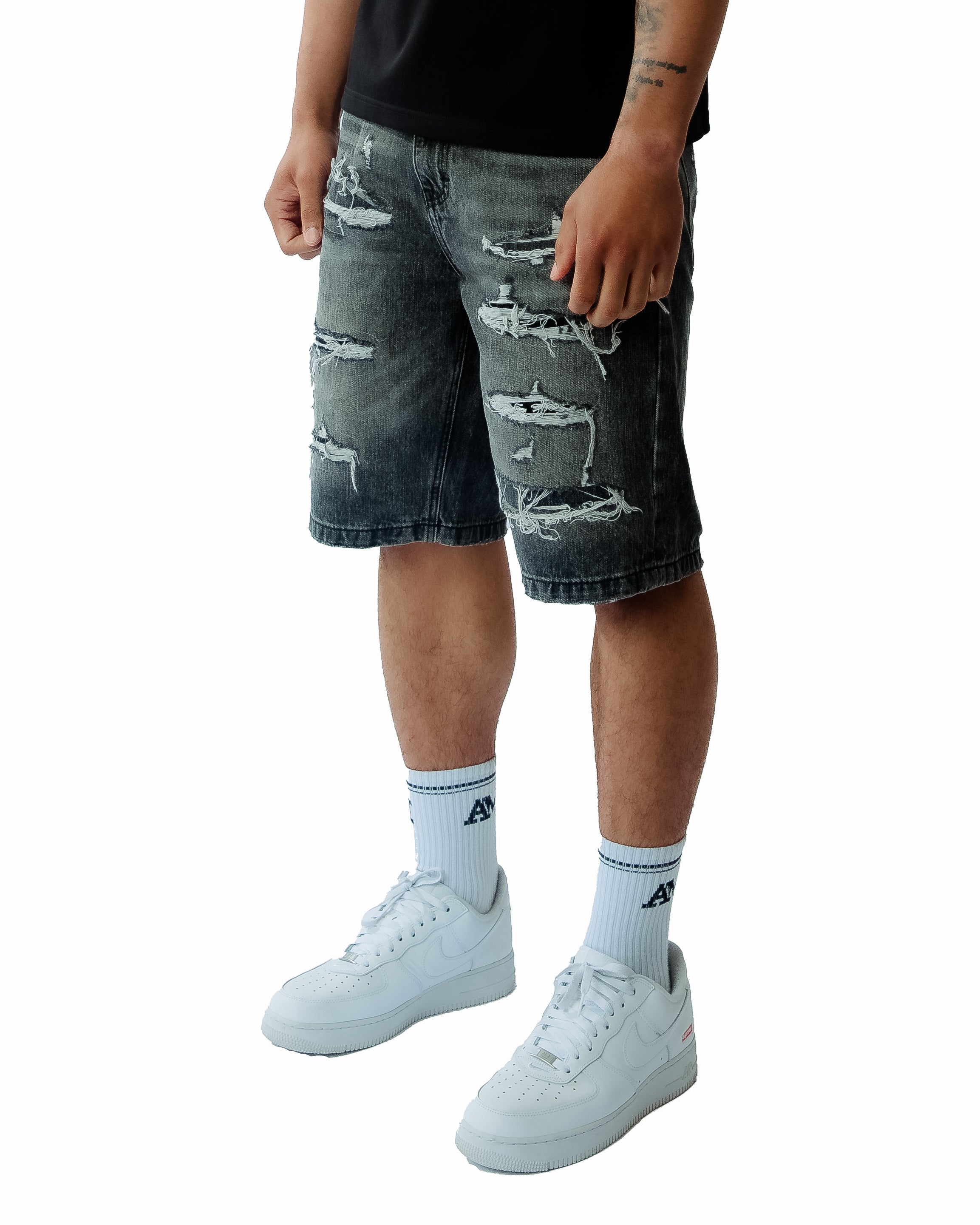 Imola Mid Grijze Shorts