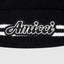 Bonnet en tricot duveteux avec logo