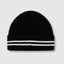 Bonnet en tricot duveteux avec logo