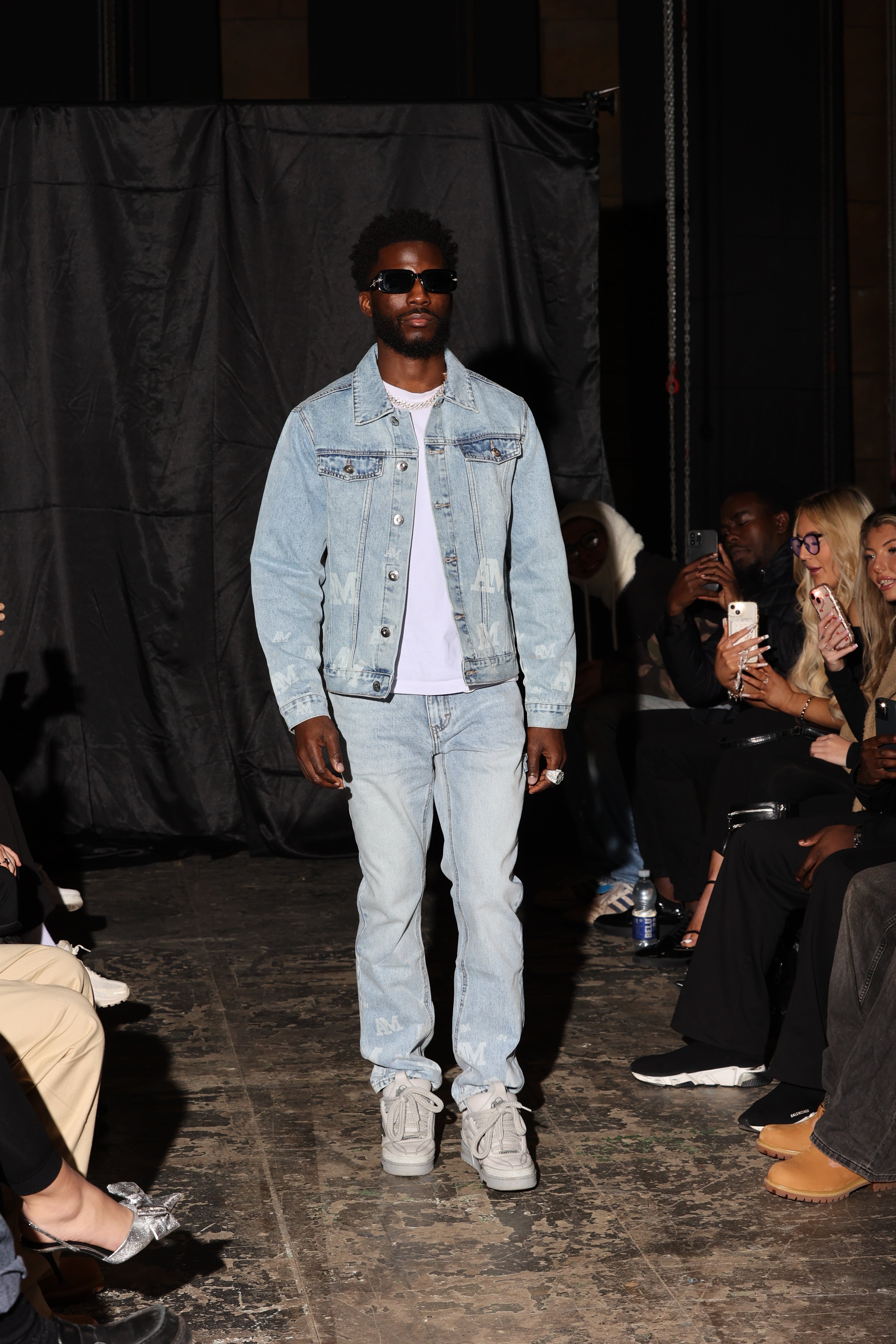 Maranzo Blauwe Denim Jas