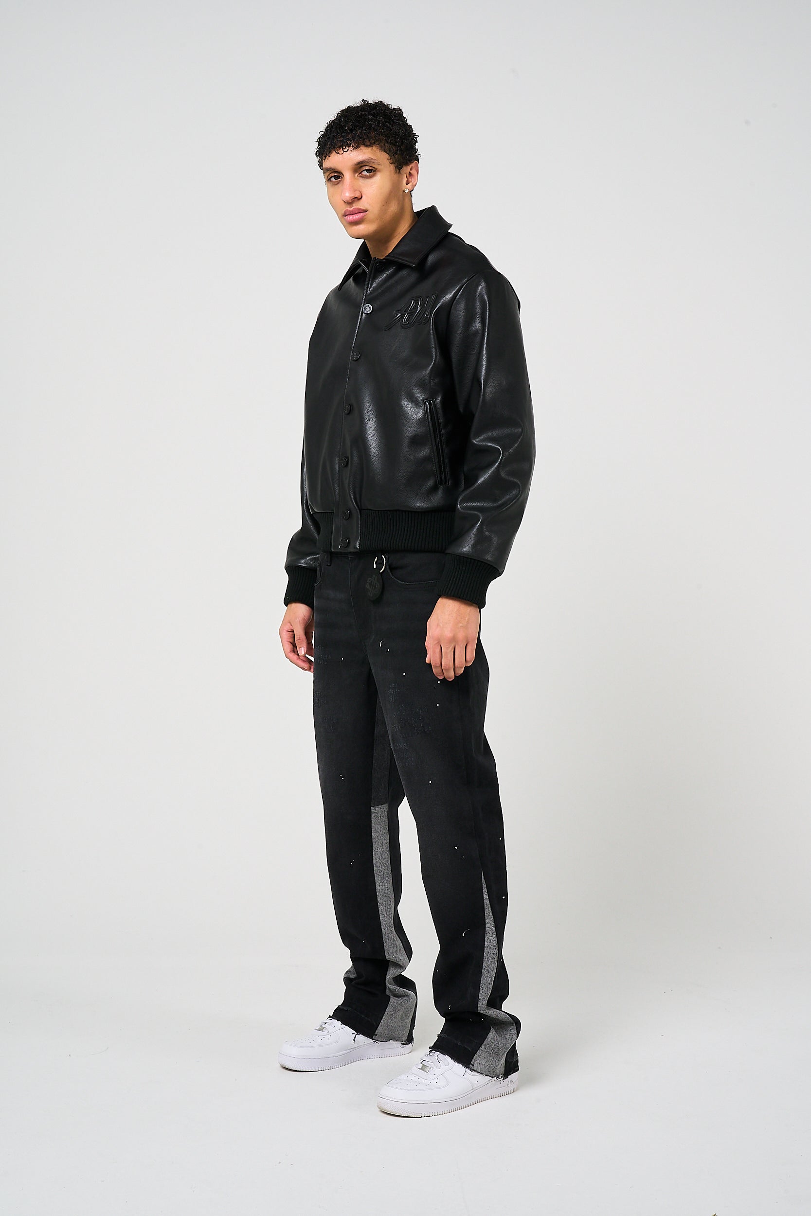 Maranello Grijs Flare Denim