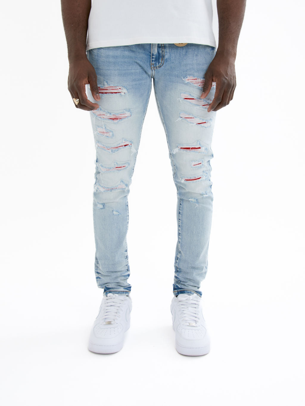 Sanko Red Skinny Jean