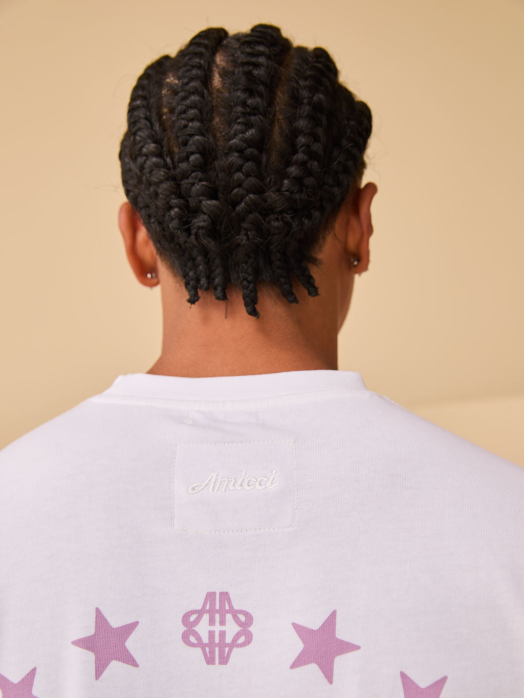 Hasten Grafisch T-shirt Wit