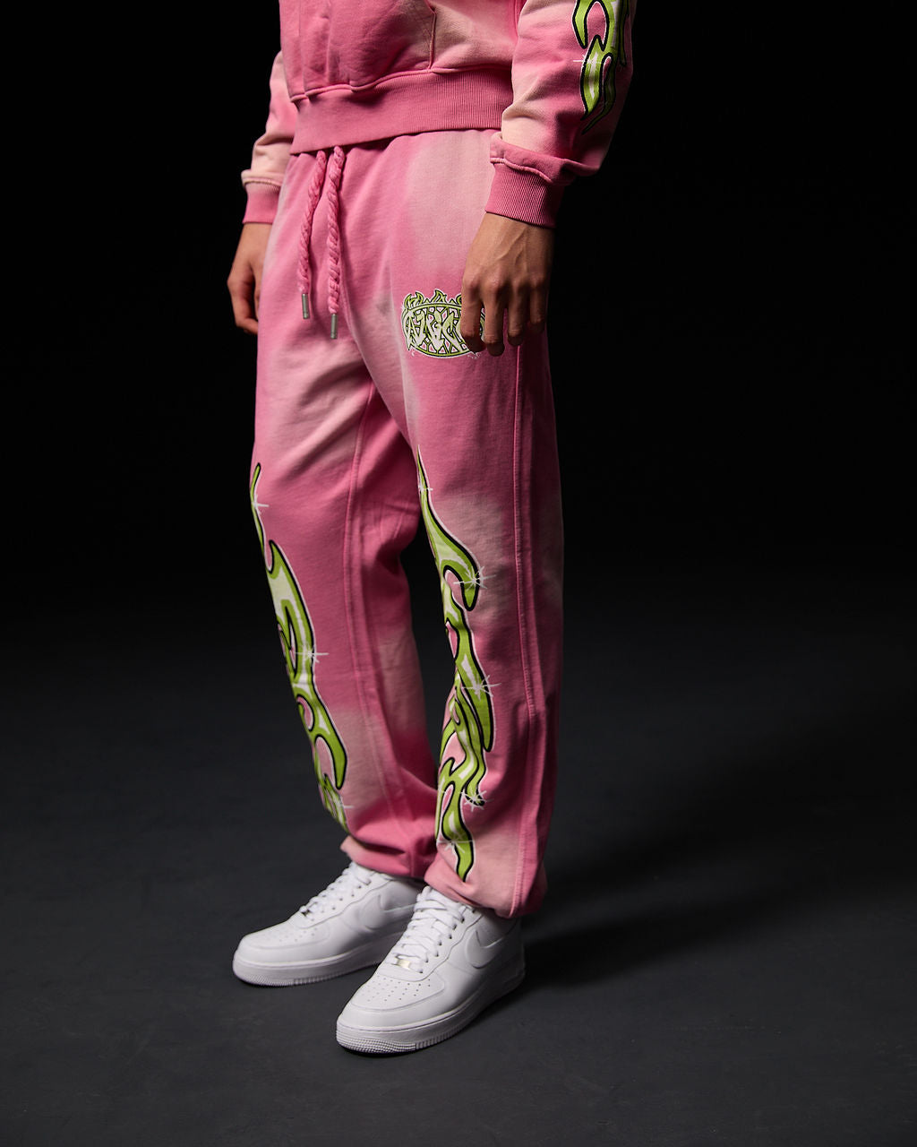 Paola Graphic Jogger Roze