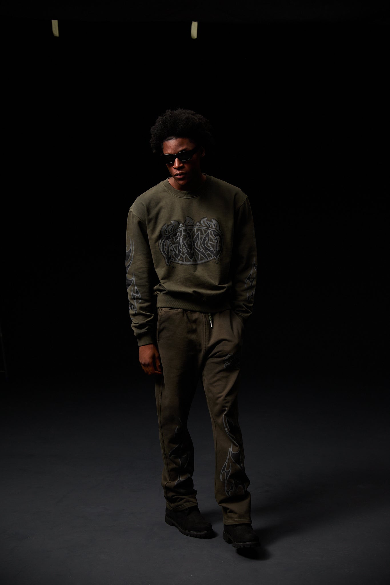 Pantalon Graphique Honova Vert