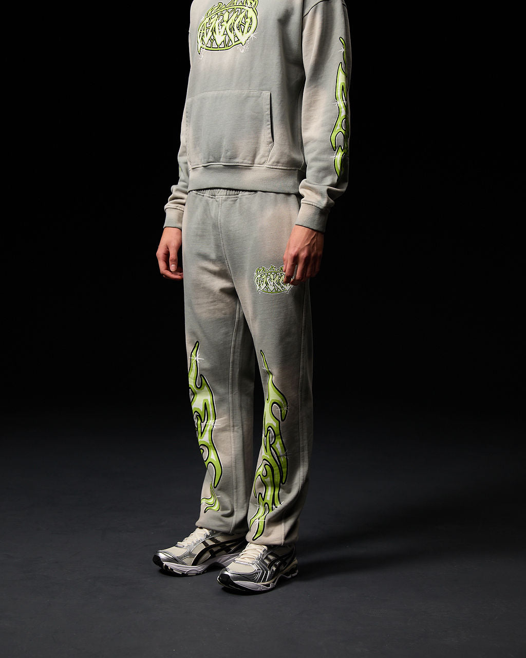 Paola Graphic Jogger Grijs