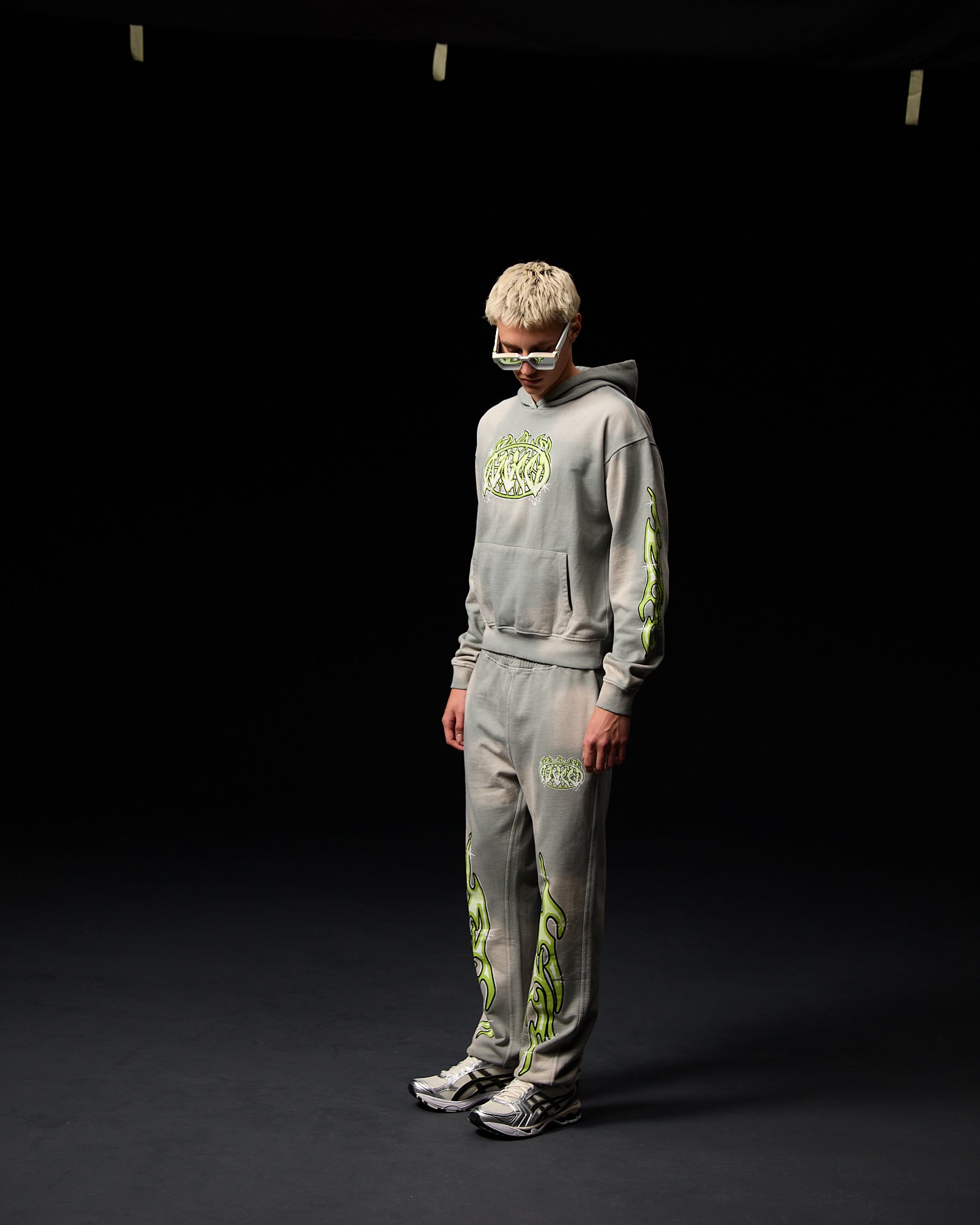 Paola Graphic Jogger Grijs