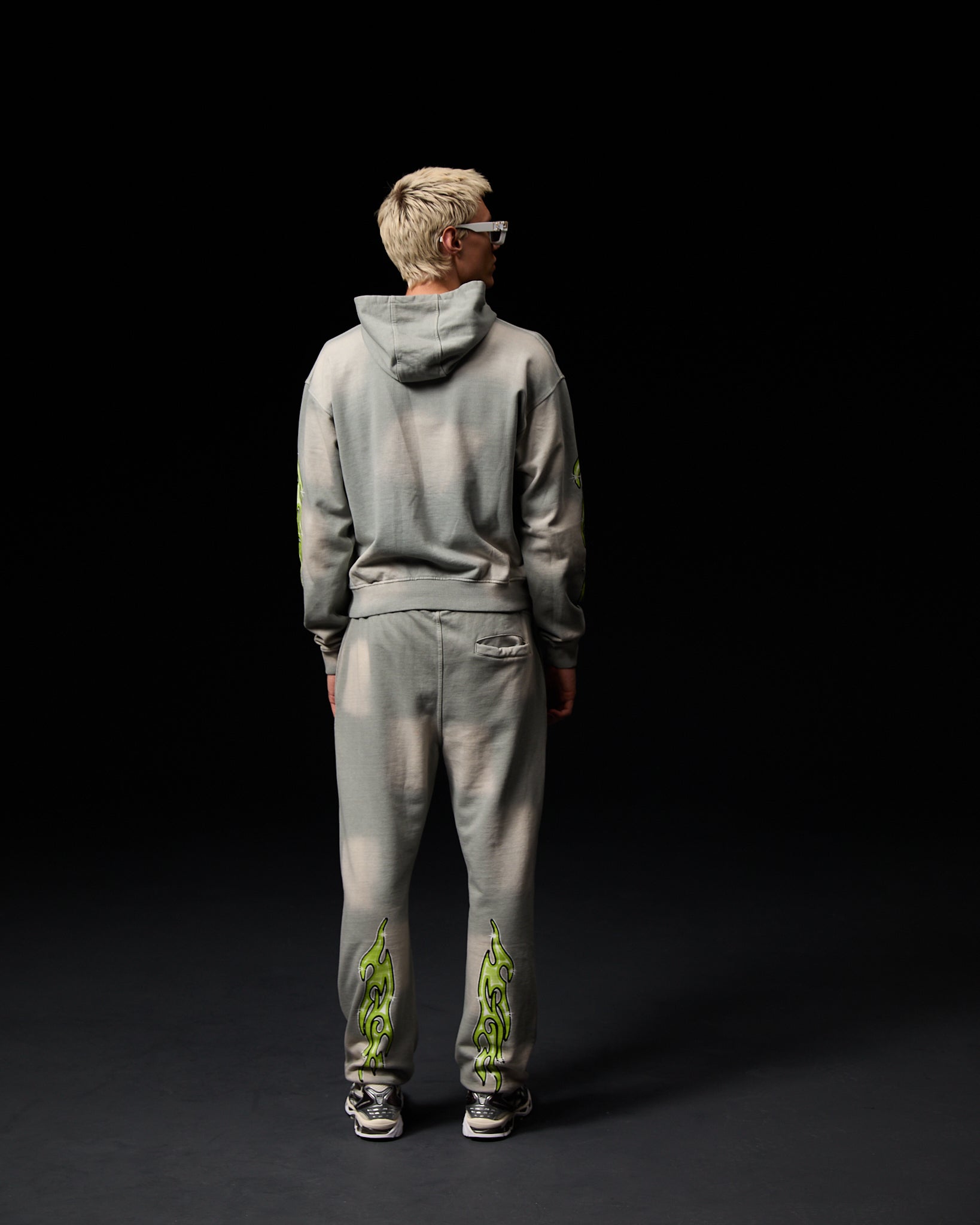 Paola Graphic Jogger Grijs