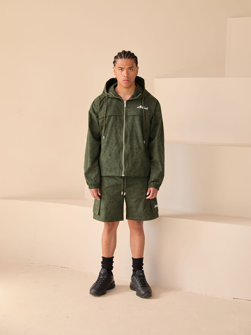 Almeria Windbreaker Set Green