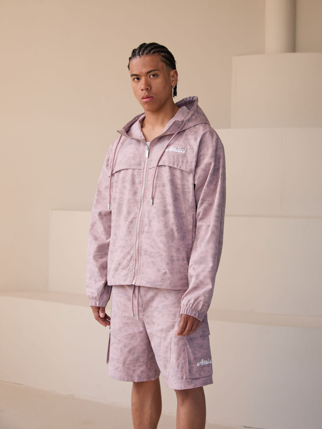 Almeria Windbreaker Pink