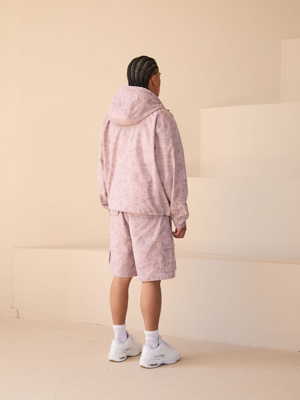 Almeria Windjackset Roze