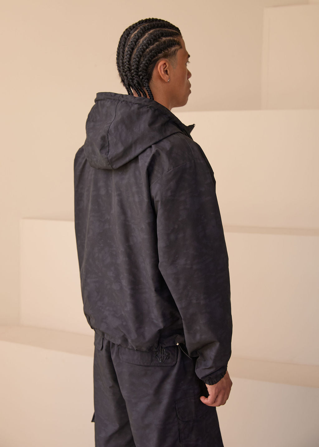 Almeria Windjackset Zwart