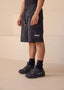 Almeria Patterned Shorts Black
