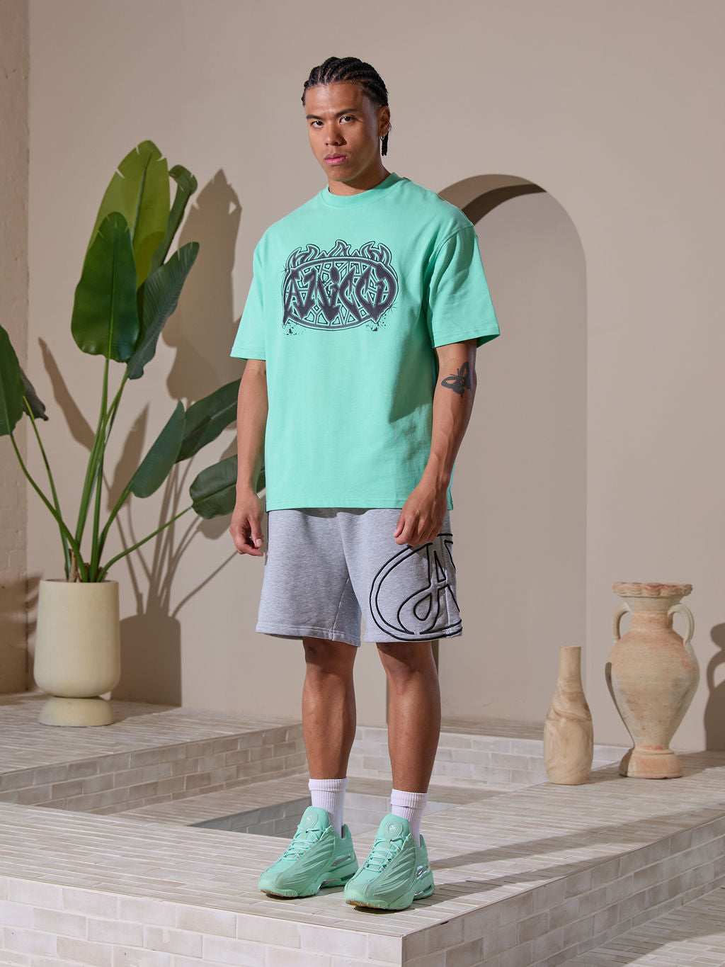 Vallea Graphic T-Shirt Green