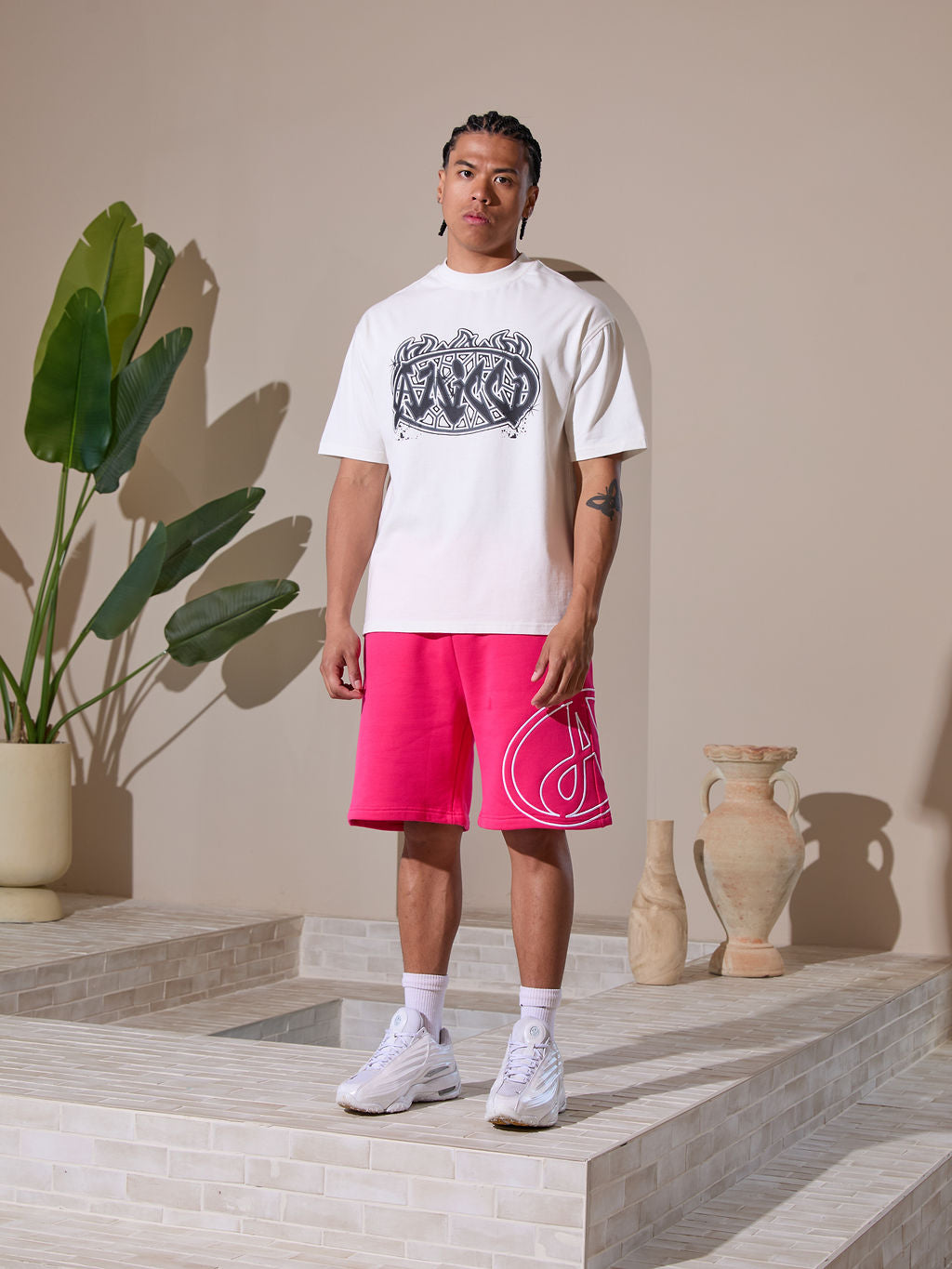 T-shirt graphique Vallea Charbon