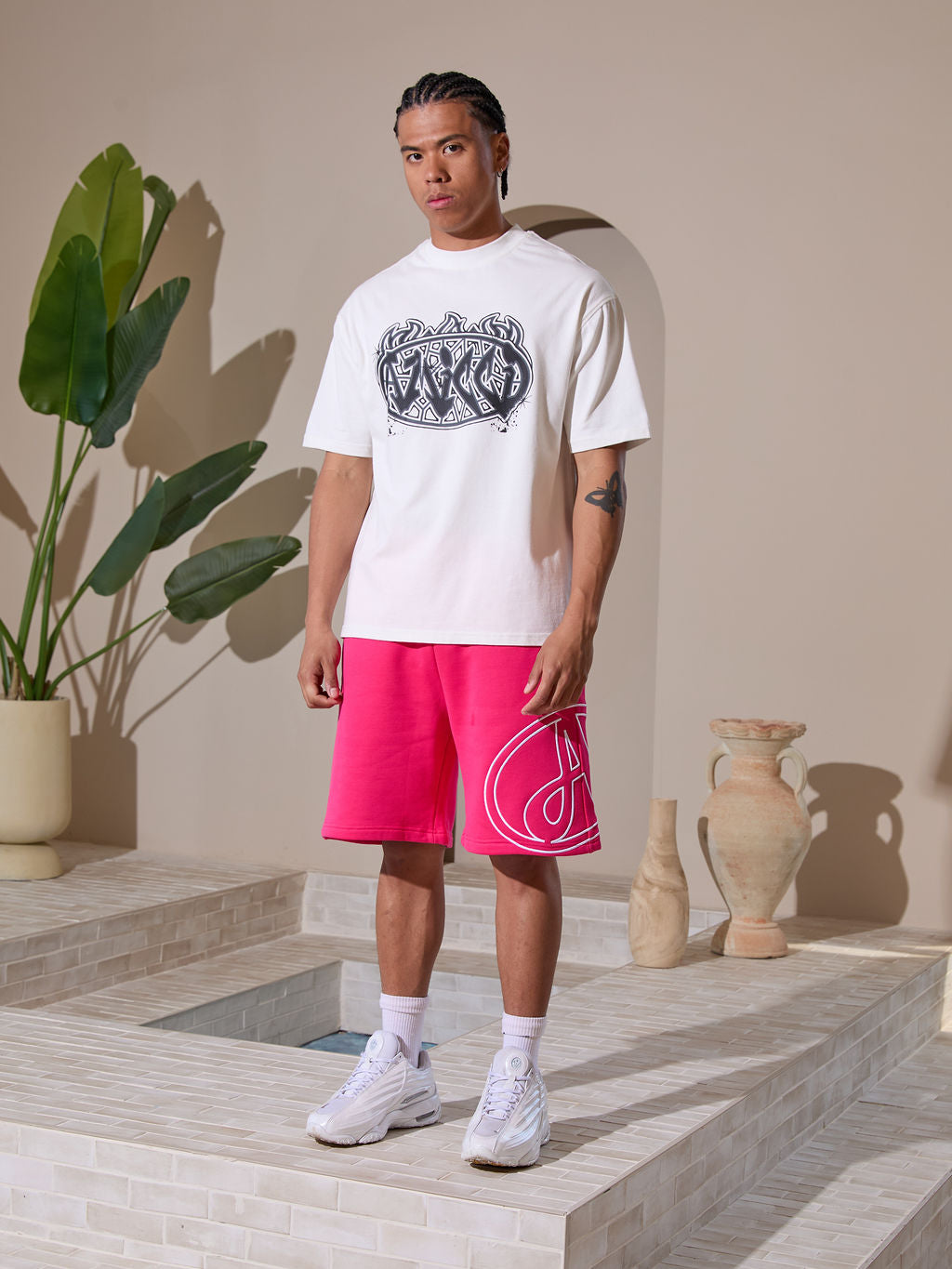 T-shirt graphique Vallea Charbon