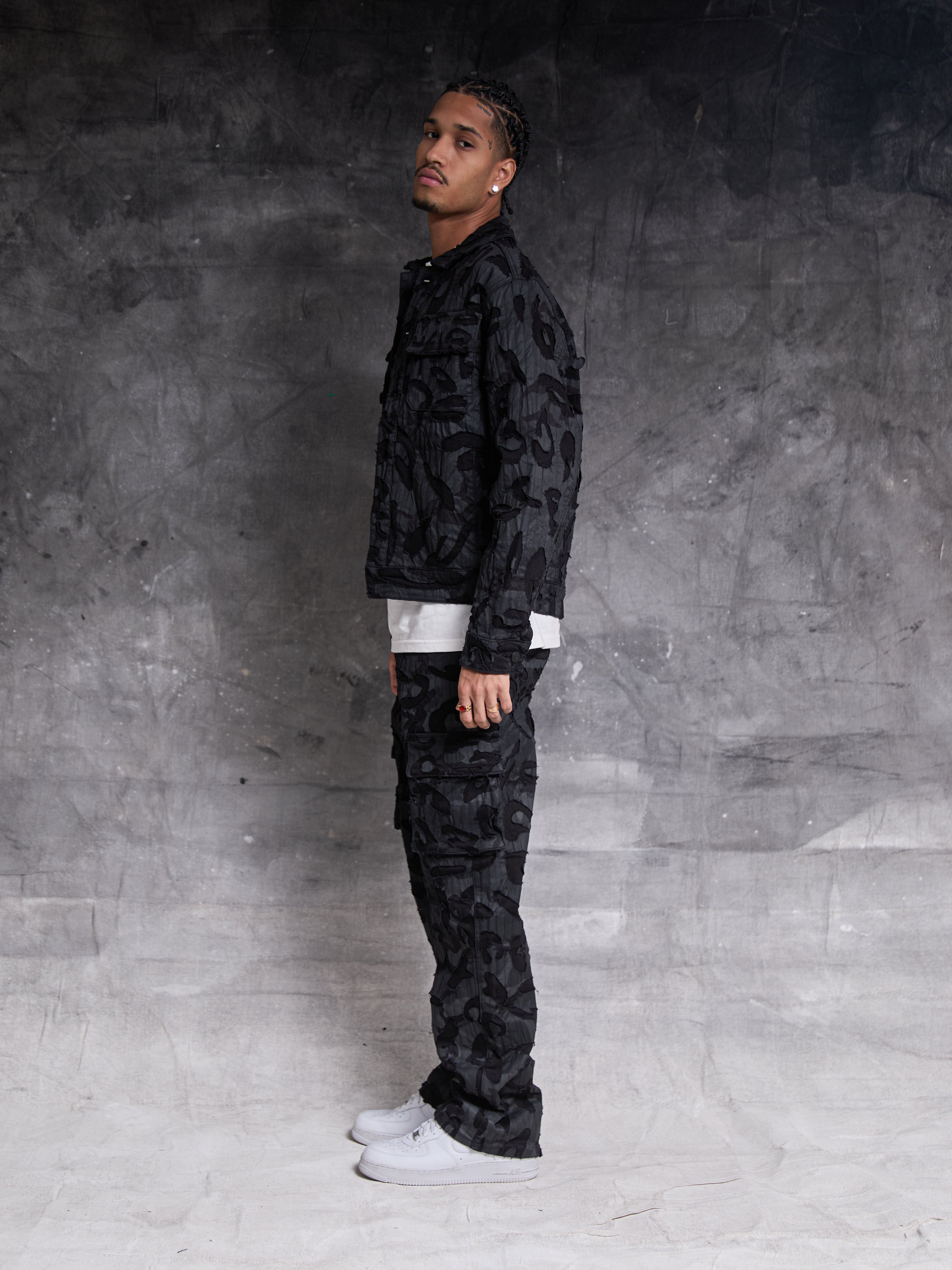 Jean en denim noir Geragio