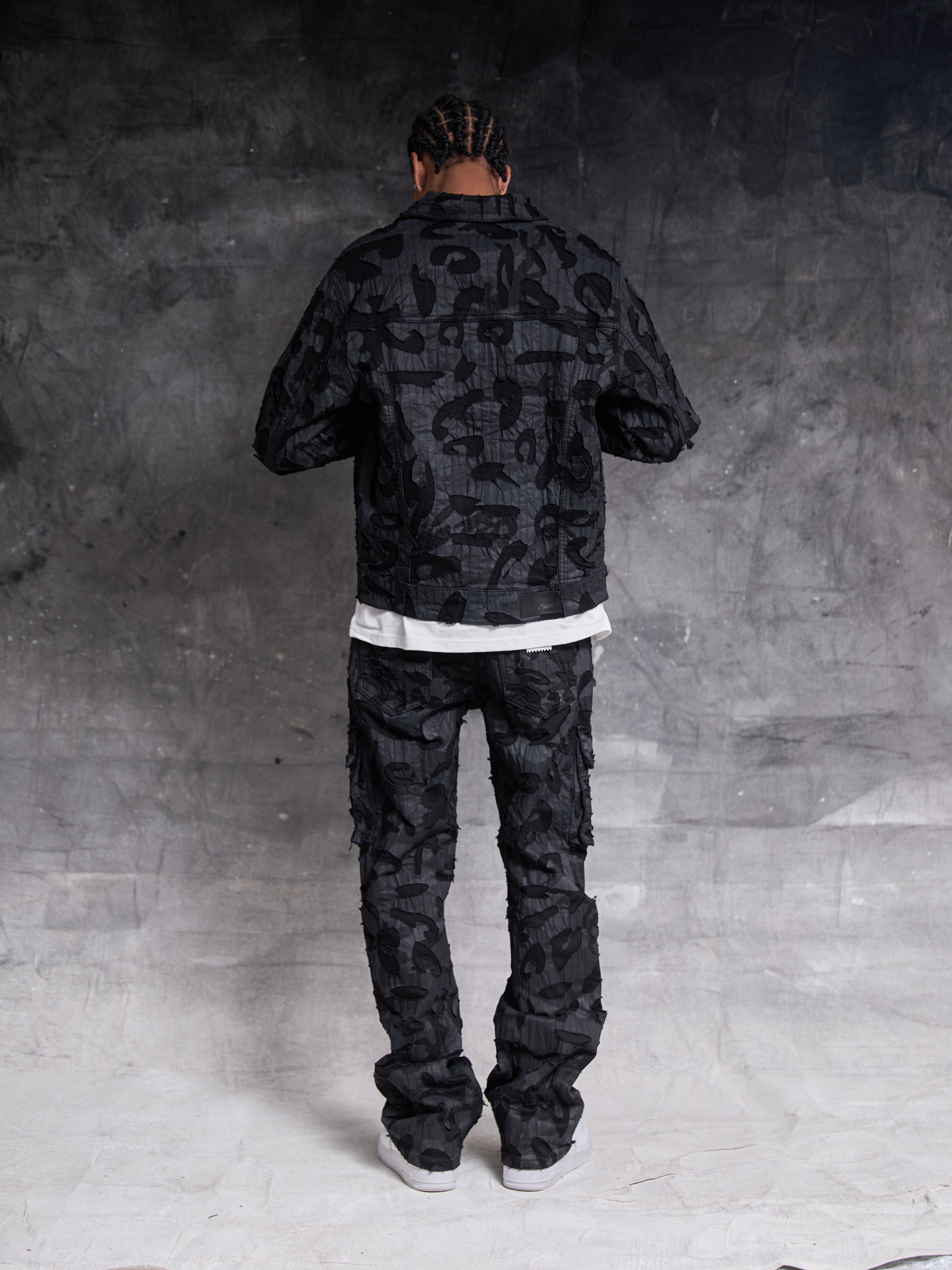 Jean en denim noir Geragio