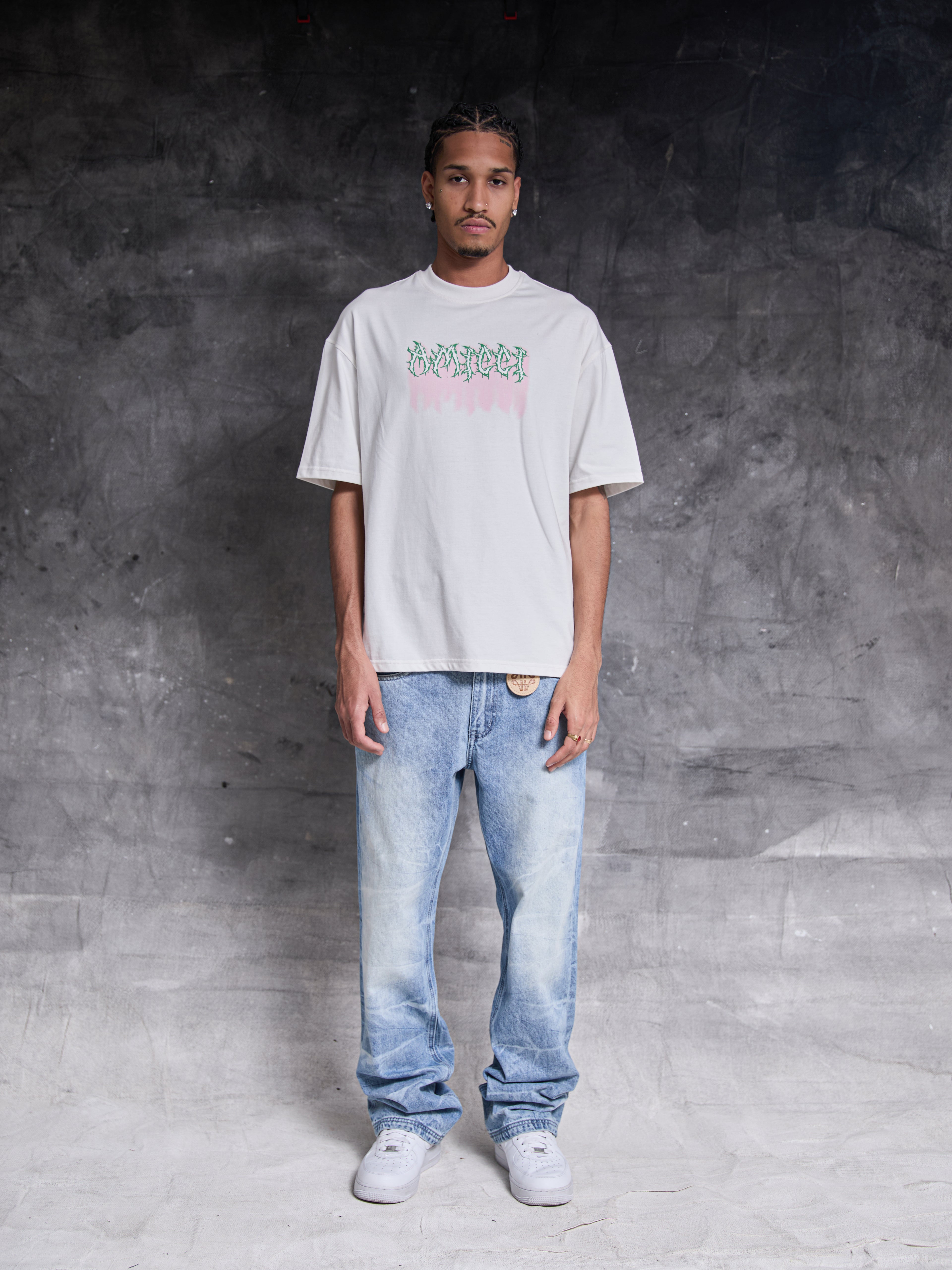 T-shirt graphique Alessio blanc