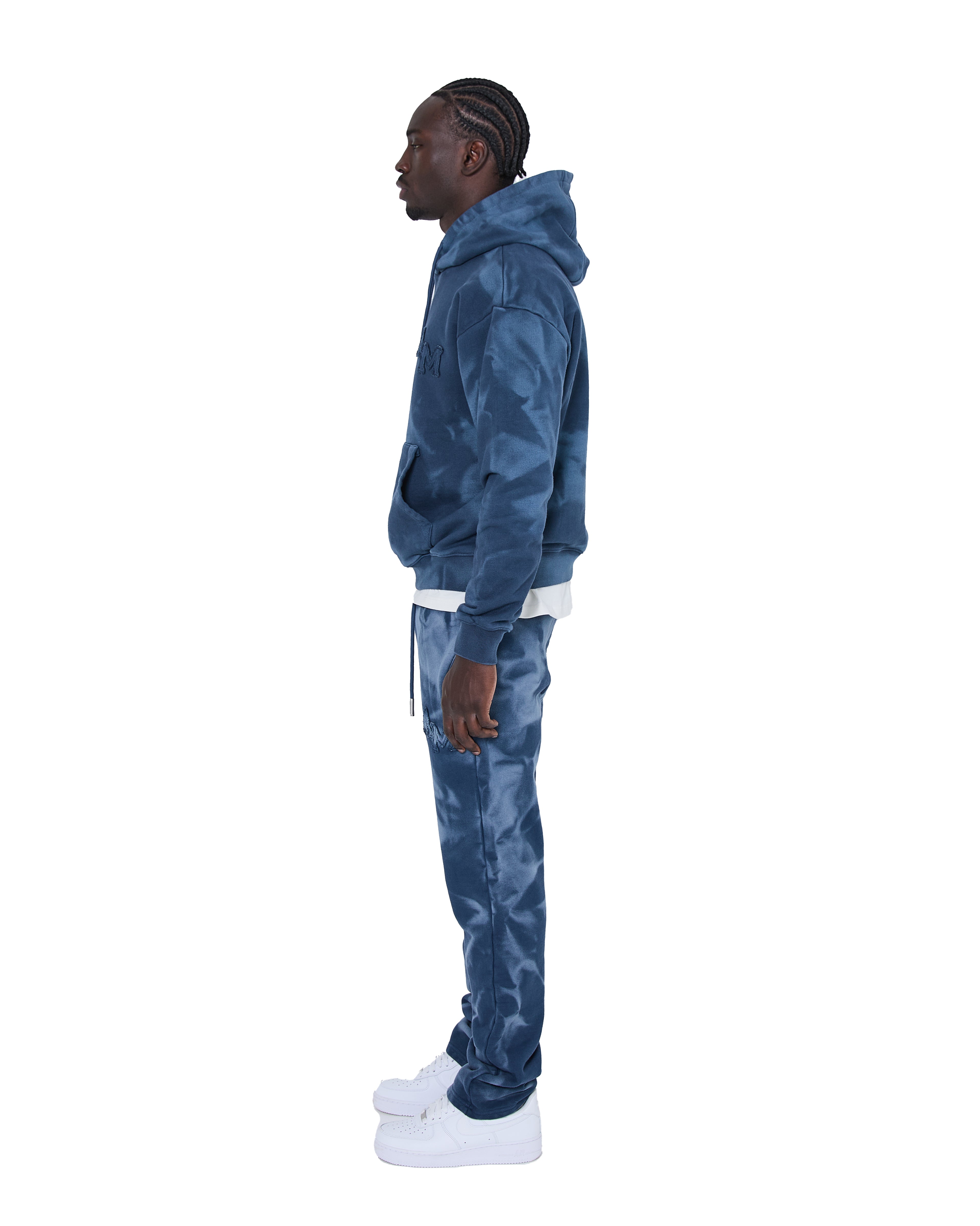 Rezaro Washed Jogger Navy