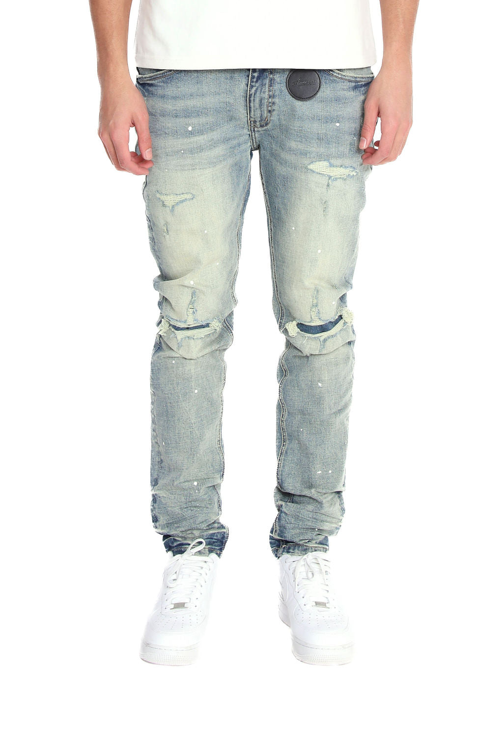 Caruso Tinted Blue Skinny Jean