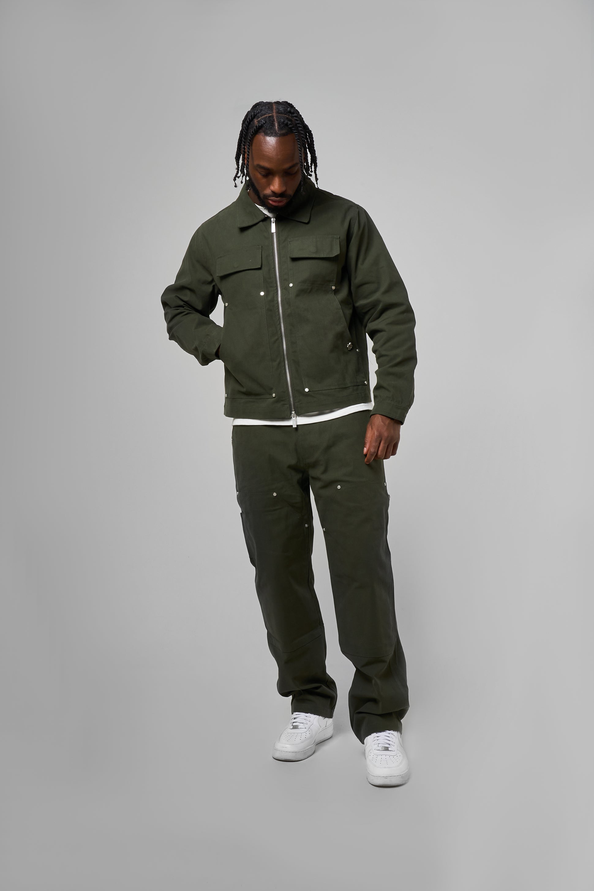 WYATT OVERSHIRT GROEN