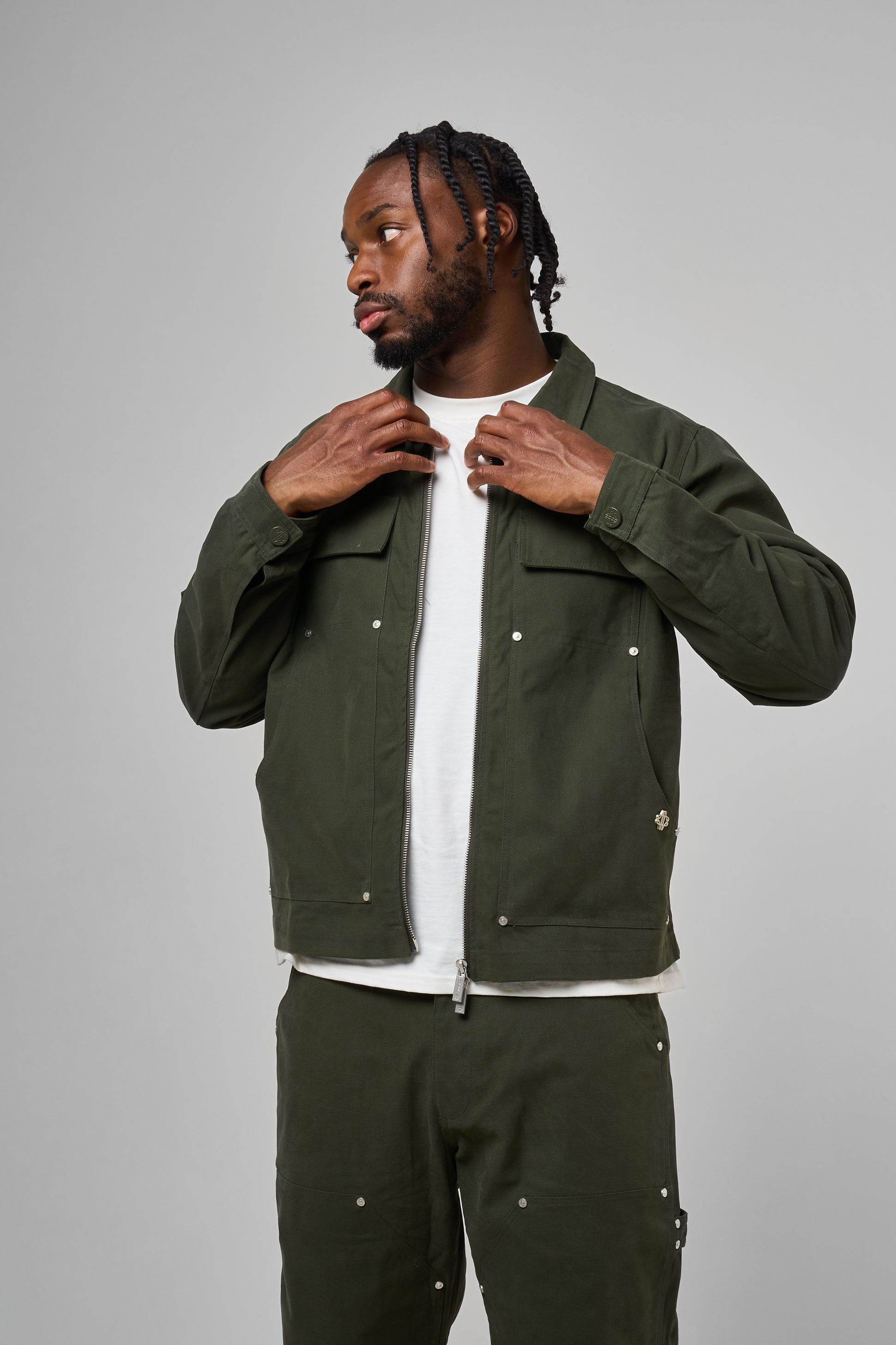 WYATT OVERSHIRT GROEN