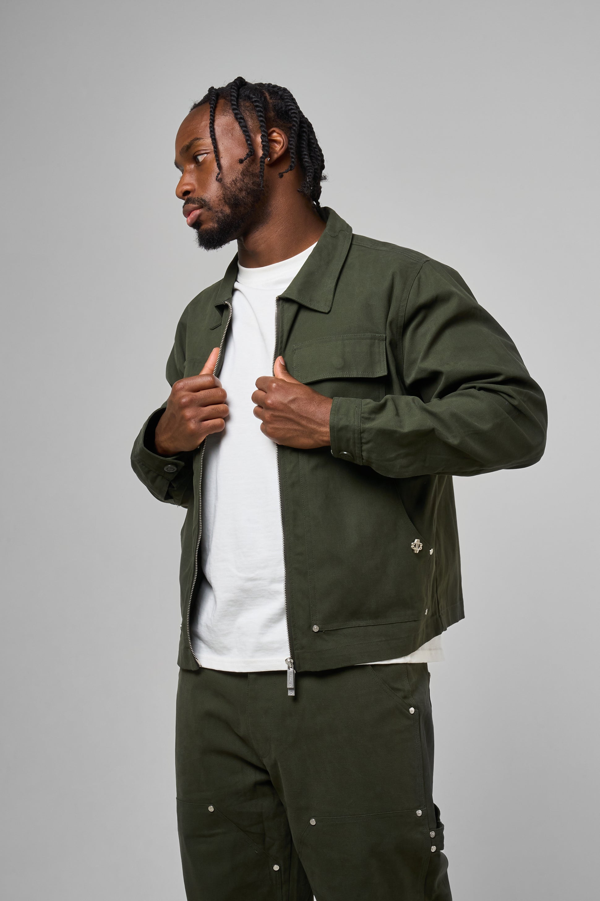 WYATT OVERSHIRT GROEN