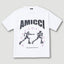 Richting Wit Grafisch T-shirt