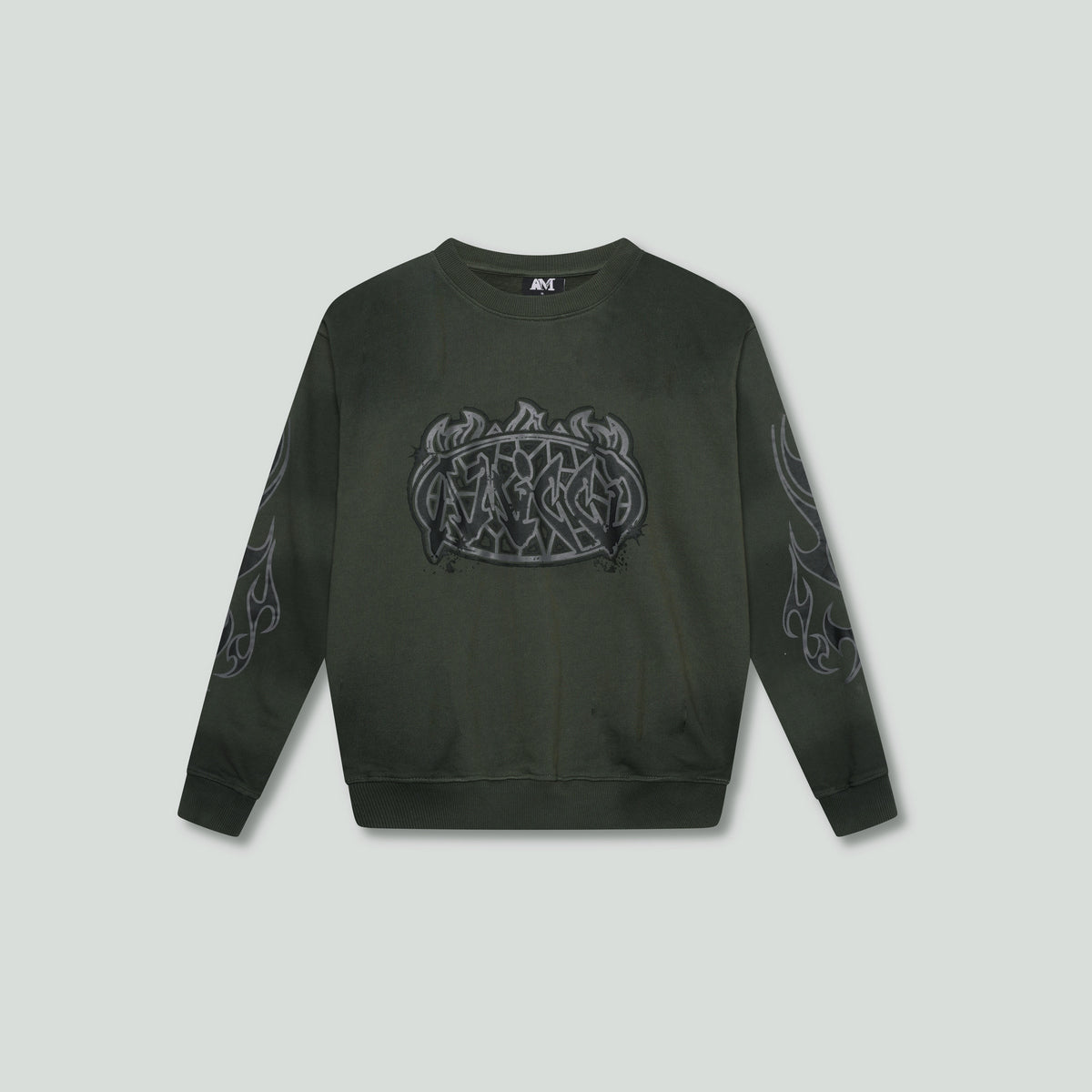 Honova Graphic Crewneck Groen