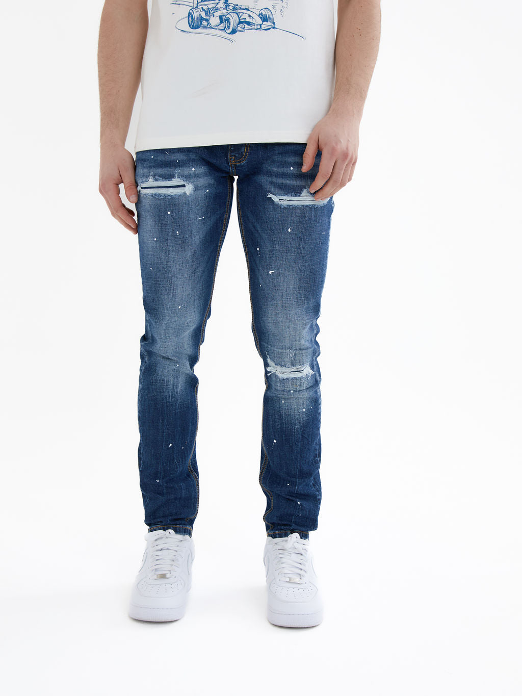 Marseille Blue Skinny Jean