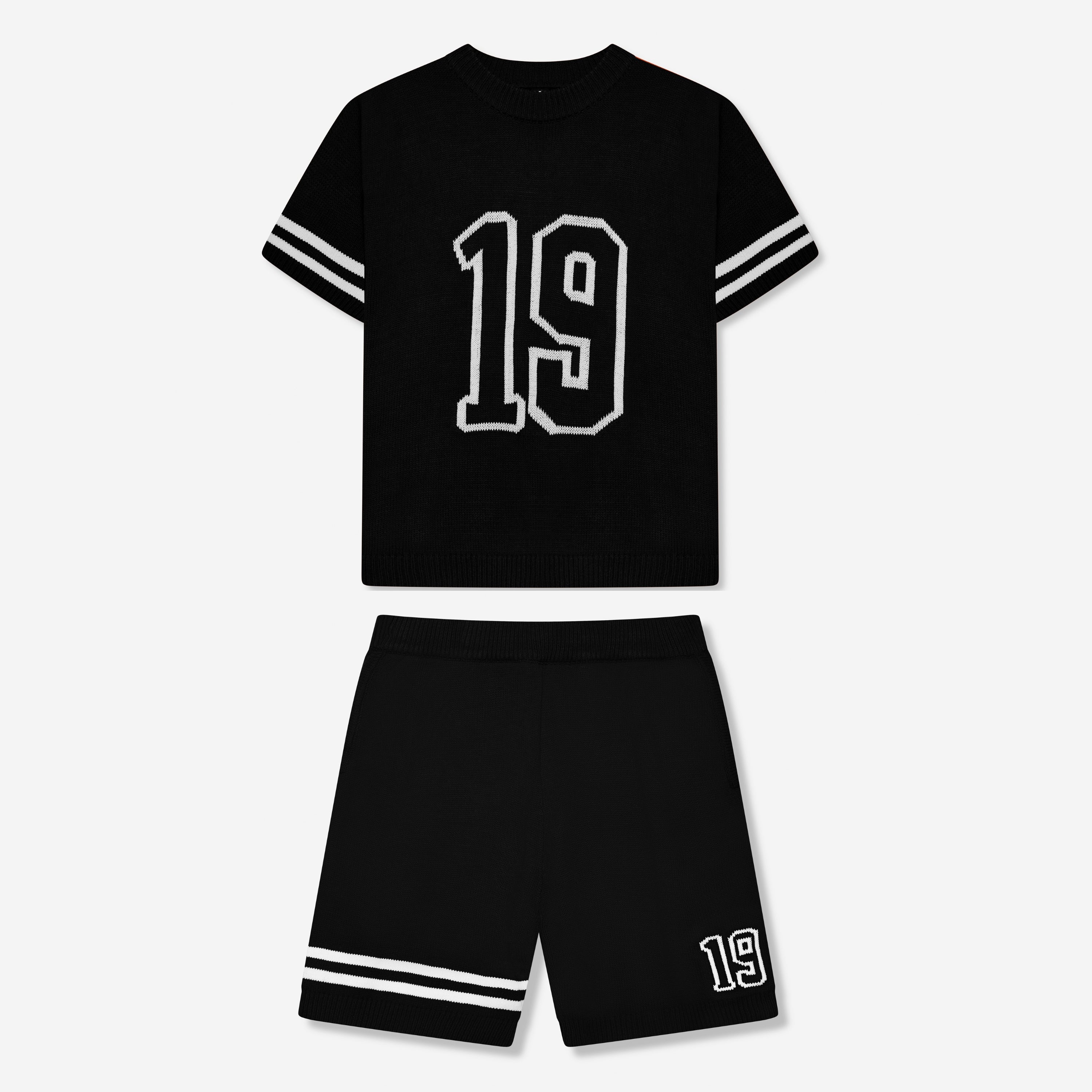 Nantes Knitted Set Black