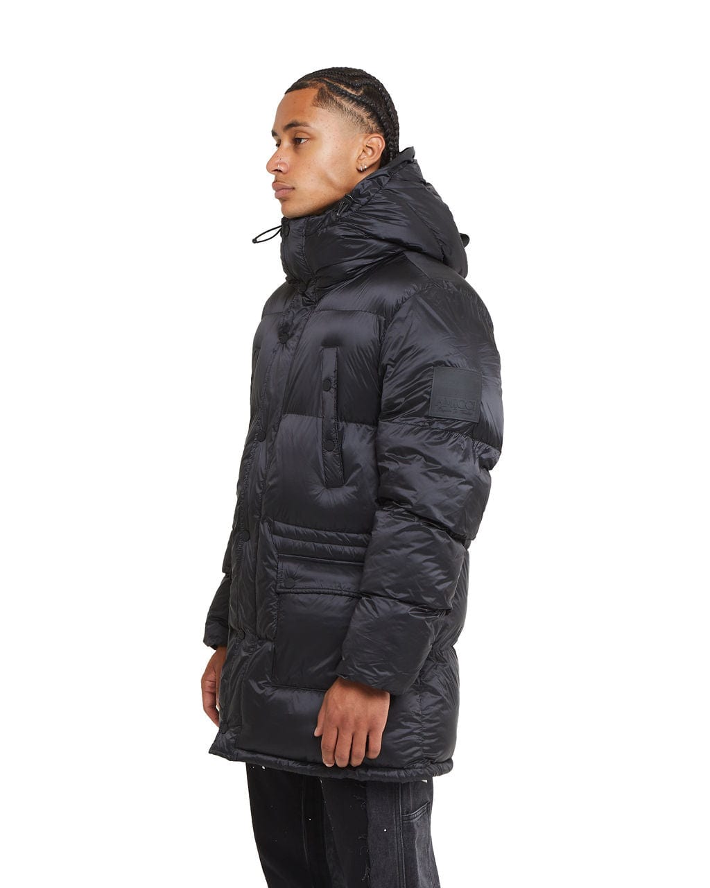 Amicci Jackets San Monte Puffer Jacket Black