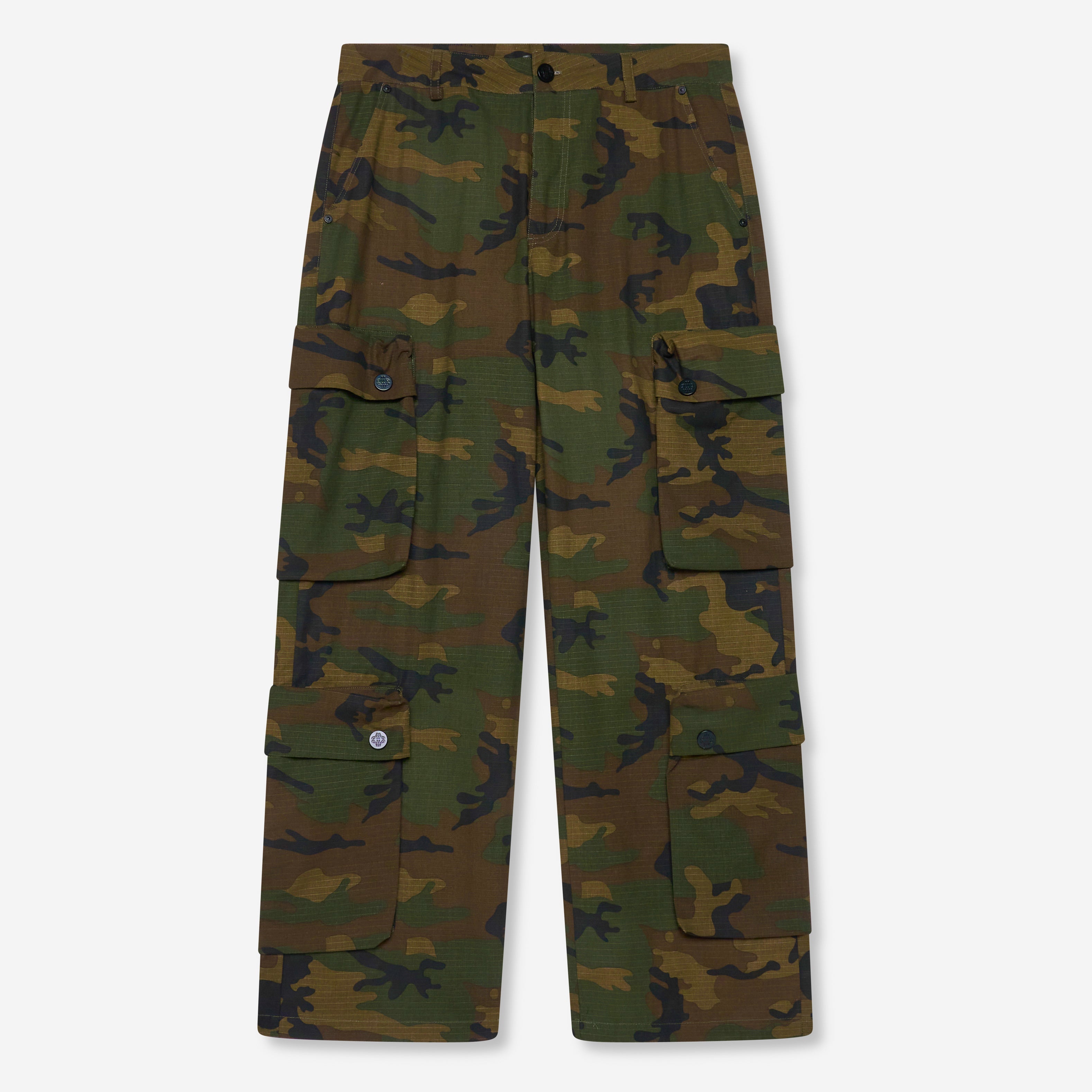 Tabor Groene Cargo Camouflage Broek