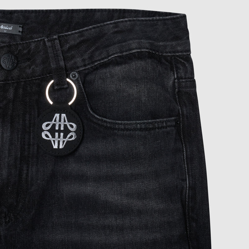 Jeans en denim flare bleu clair Sienna