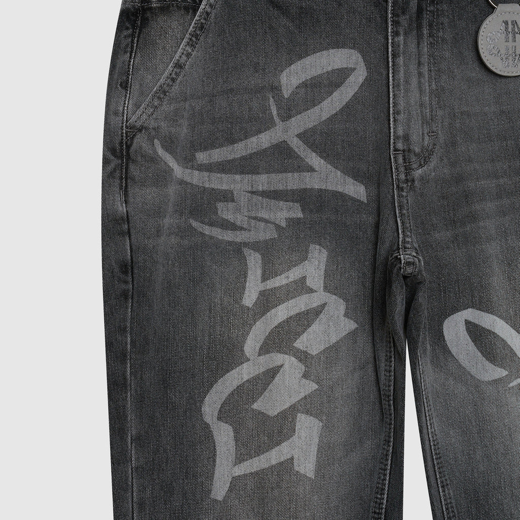 Ettore Grey Flare Jean