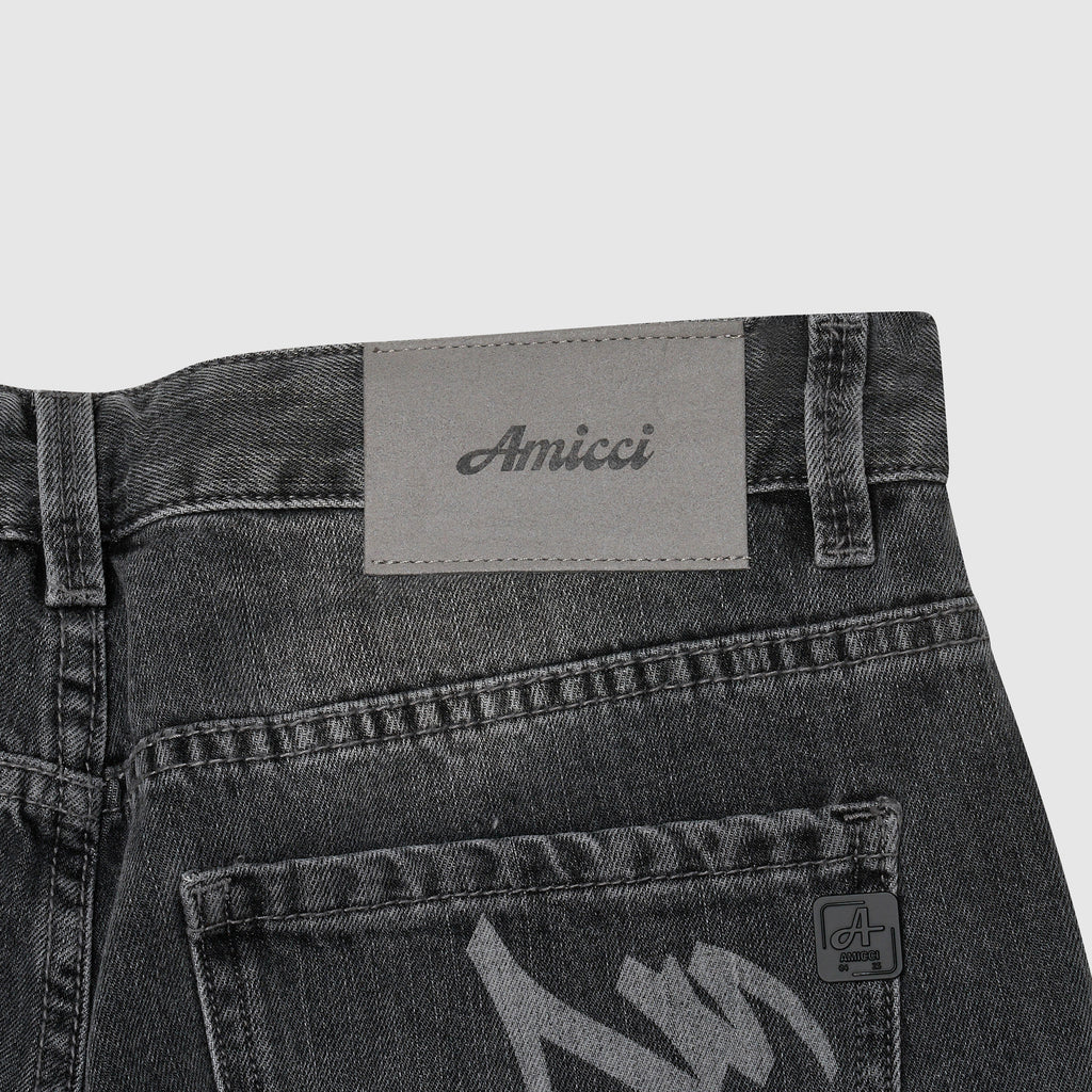 Ettore Grey Flare Jean
