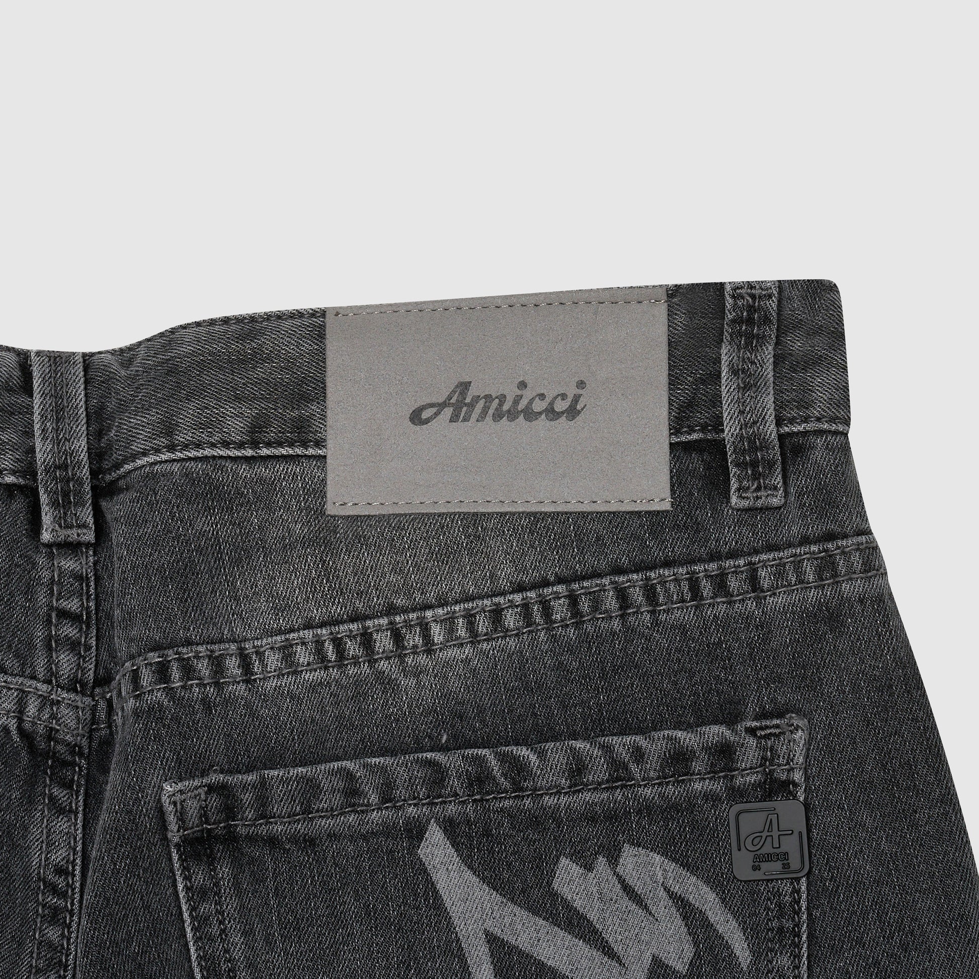Ettore Grey Flare Jean