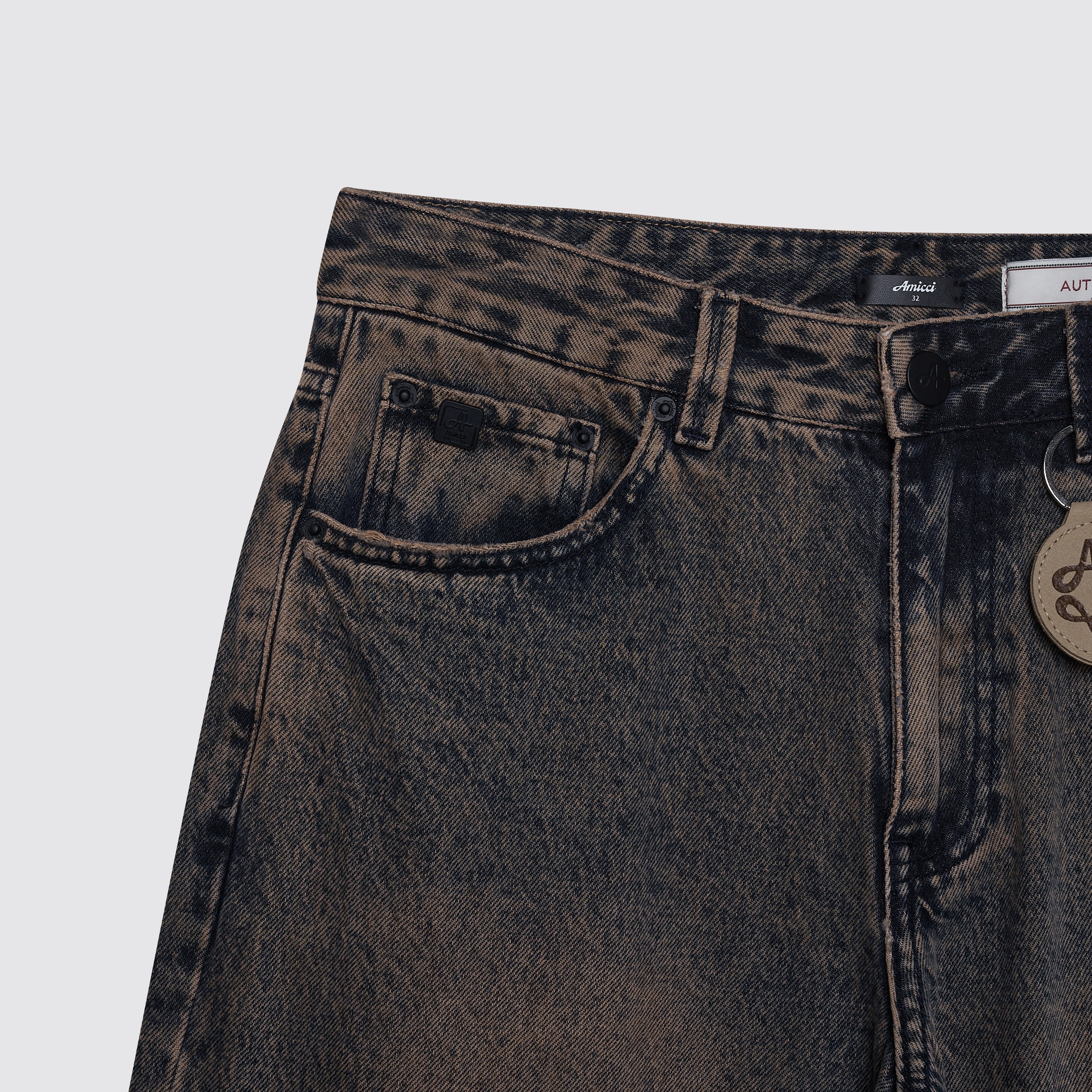 Natale Brown Baggy Jean