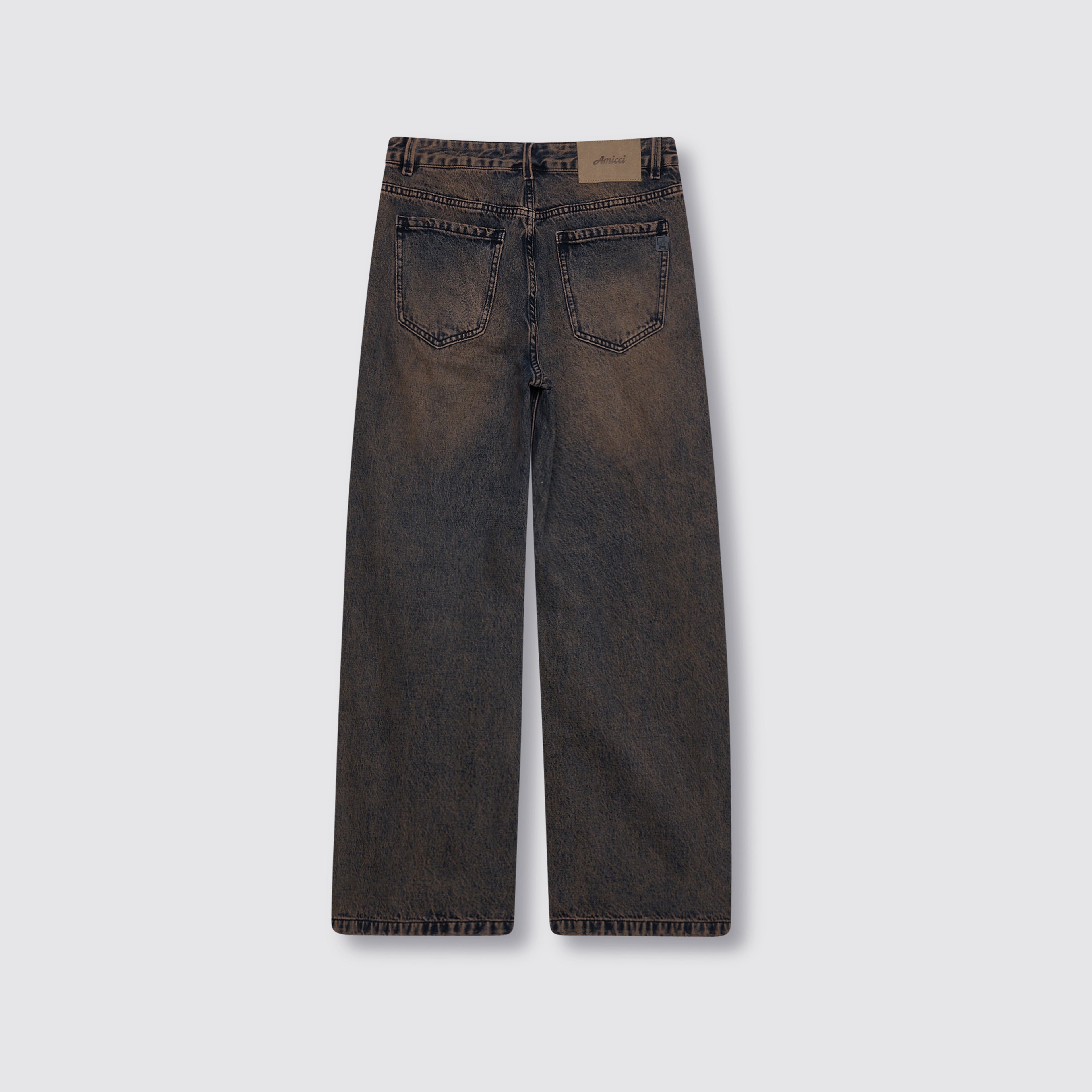 Natale Brown Baggy Jean