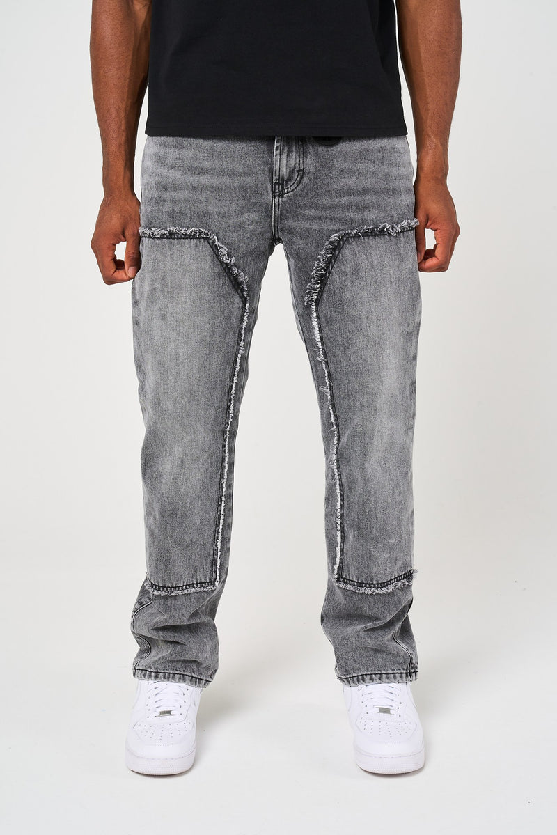 Jeans Hernan bleu clair délavé