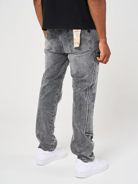 Hernan Lichtblauwe Was Jeans